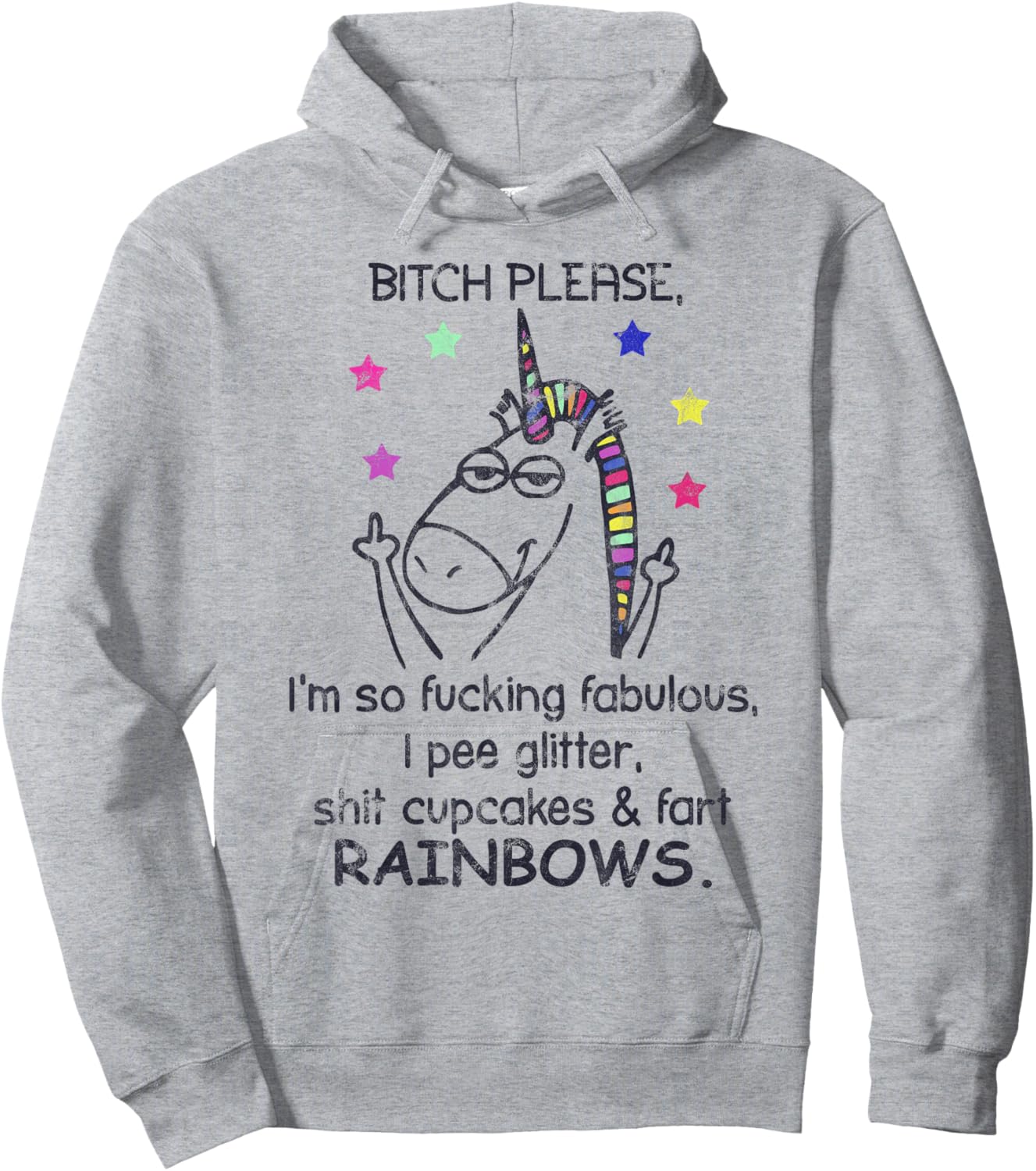 Bitch Please I'm So Fucking Fabulous Unicorn Hoodie - Hoodie | Ash
