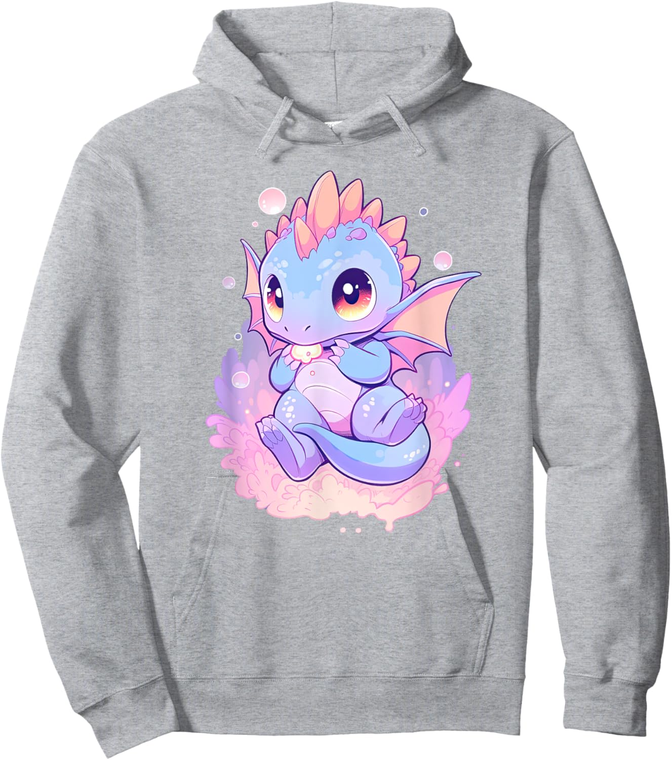 Cute Dragon funny Dragon lover baby Hoodie - Hoodie | Ash
