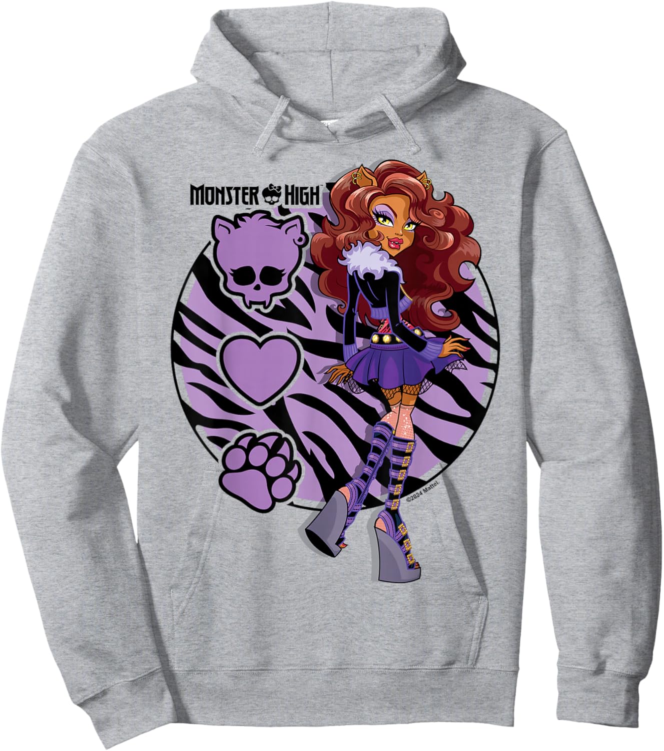 Monster High -Clawdeen Werewolf Hoodie - Hoodie | Ash