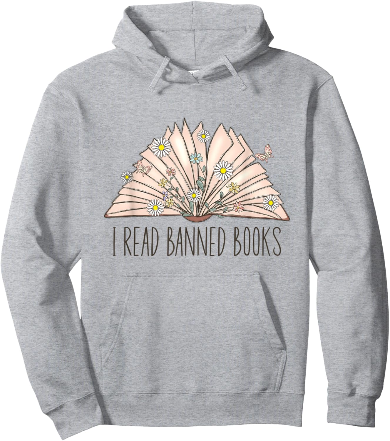 I Read Banned Books Hoodie - Hoodie | Ash