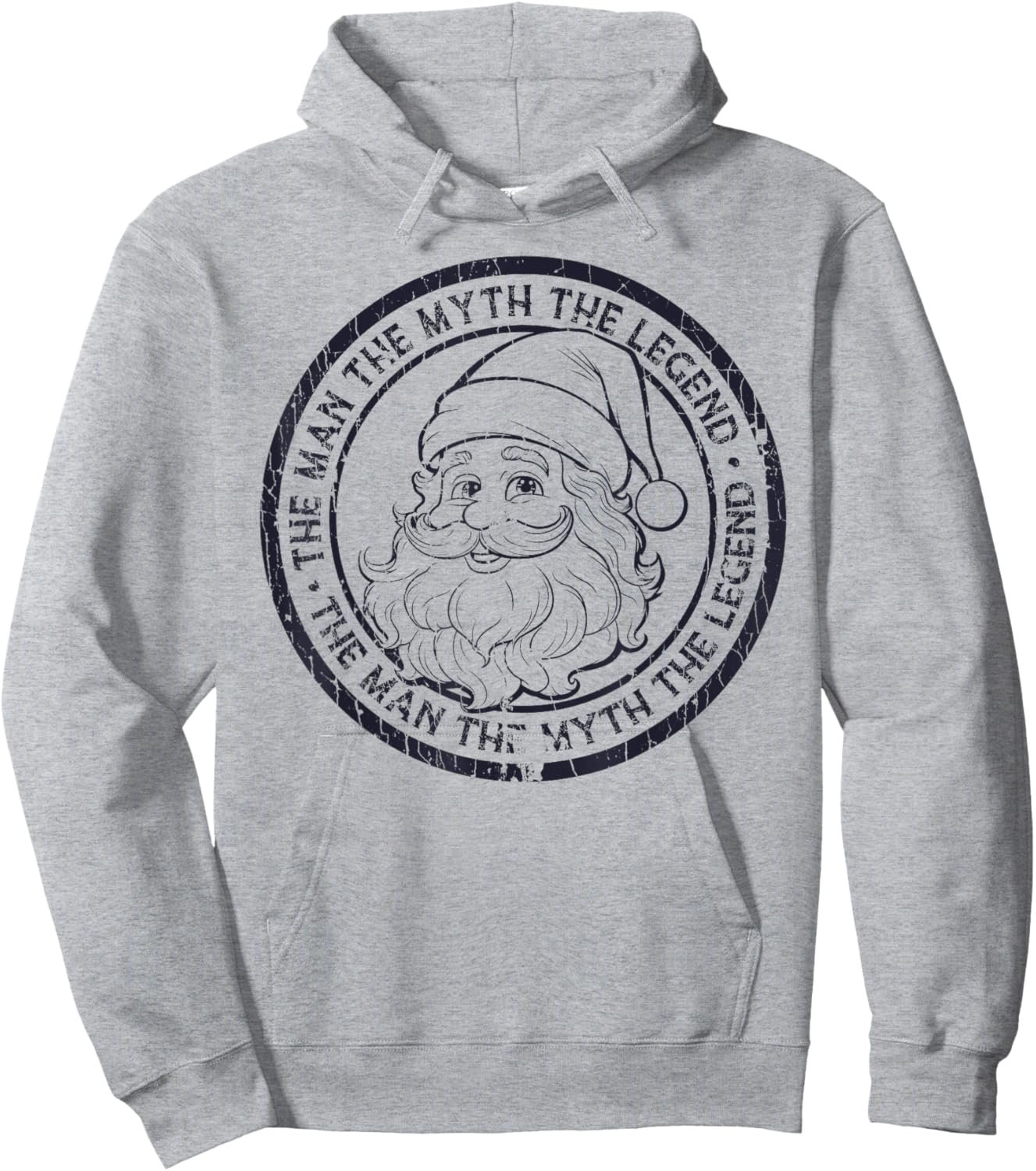 The Man The Myth The Legend Santa Claus Xmas Hoodie - Hoodie | Ash