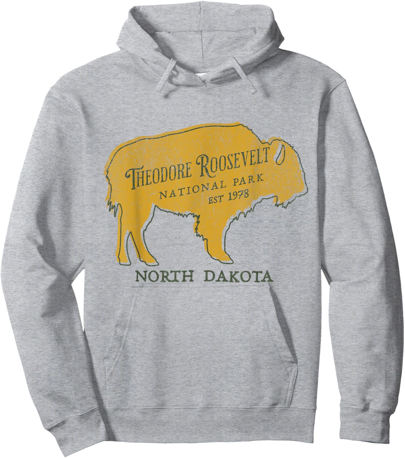 Theodore Roosevelt National Park Hoodie - Hoodie | Ash