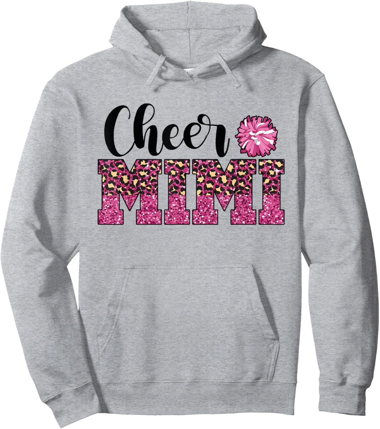Cute Cheer Mimi Of A Cheerleader Mimi Grandma Hoodie - Hoodie | Ash