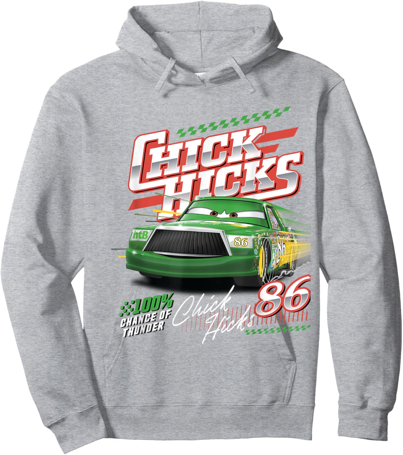 Car Chick Hicks Chance Of Thunder Hoodie - Hoodie | Ash