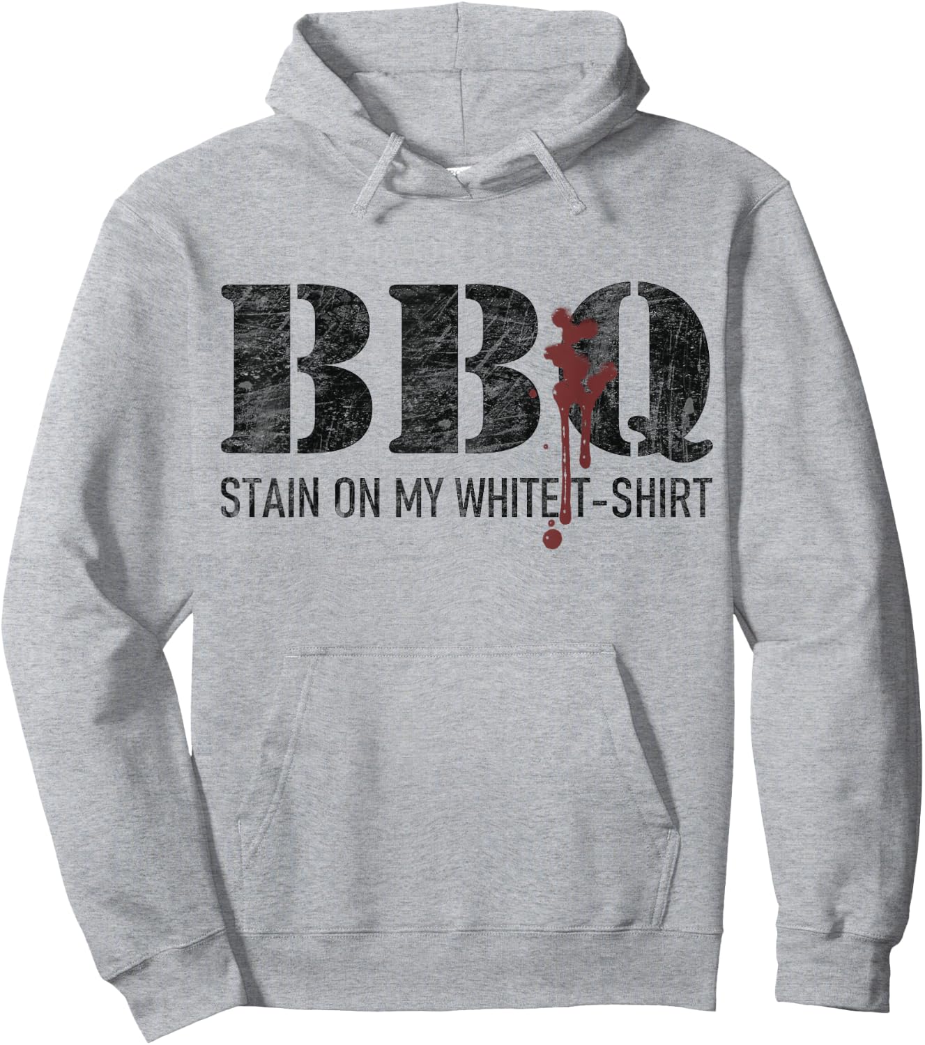 Barbecue stain on my white Hoodie - Hoodie | Ash