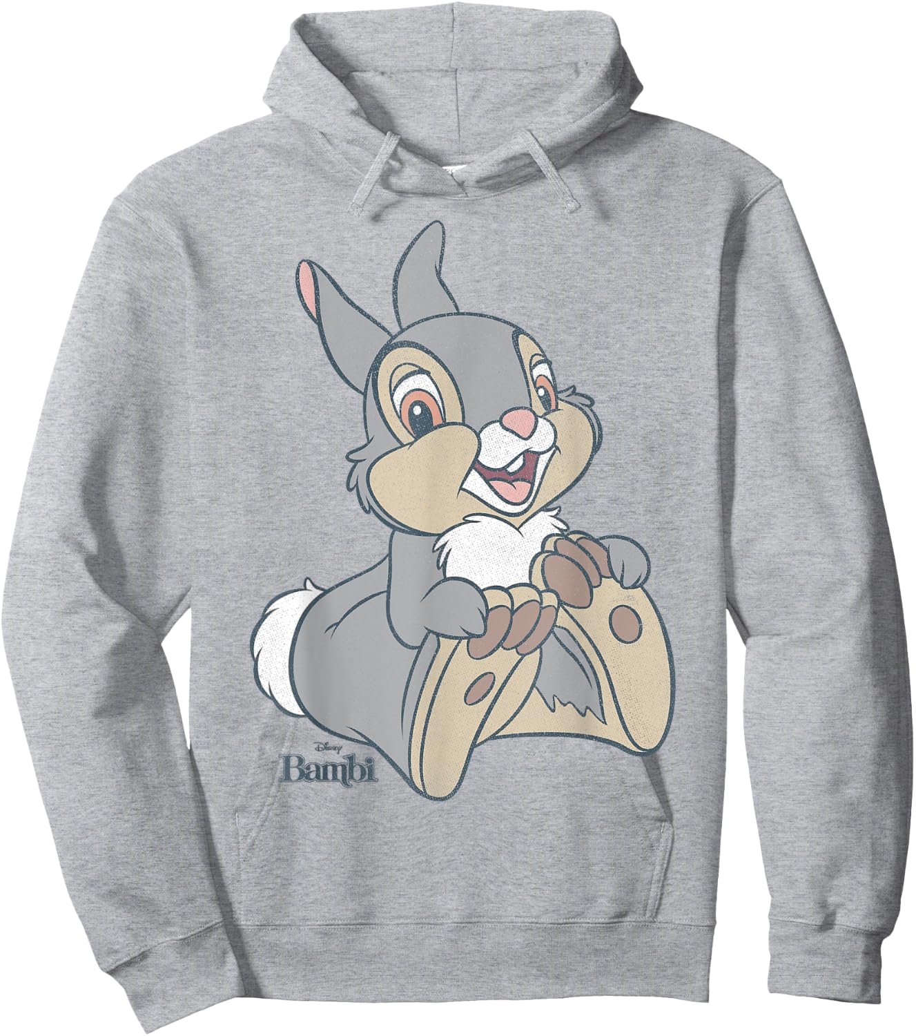 Disney Bambi Thumper Big Portrait Hoodie - Hoodie | Ash