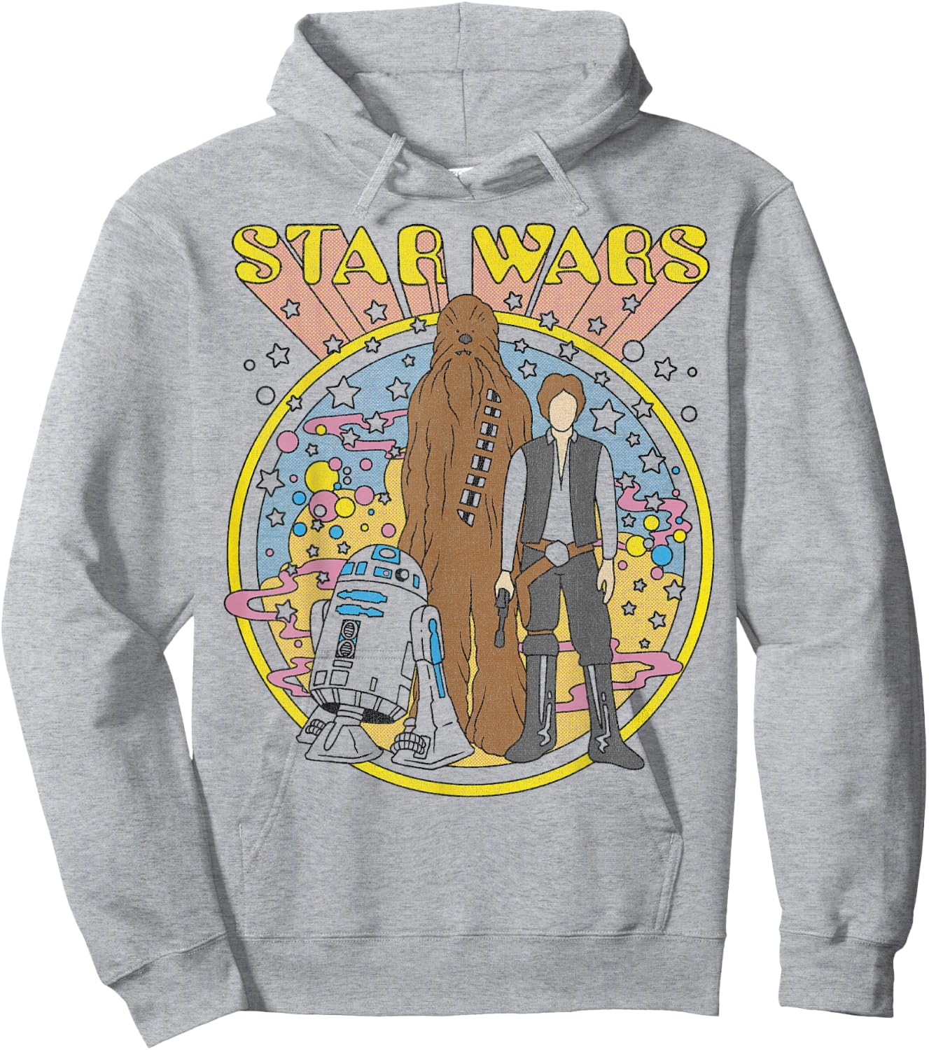 Star Wars Vintage Psych Rebels Disney+ Hoodie - Hoodie | Ash