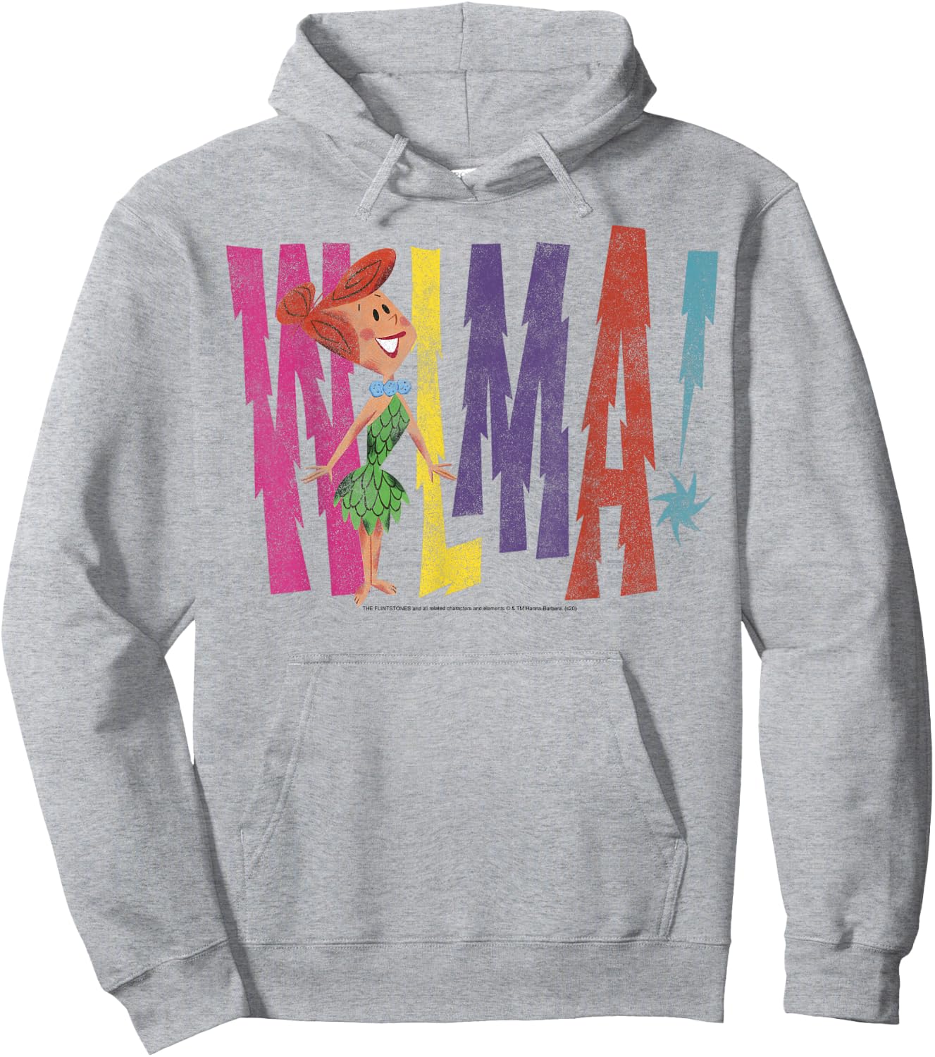 The Flintstones Wilma Vintage Style Hoodie - Hoodie | Ash