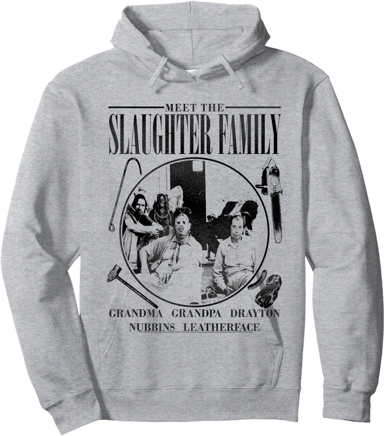 Texas Chainsaw Massacre The Slaughter Family Hoodie - Hoodie | Ash