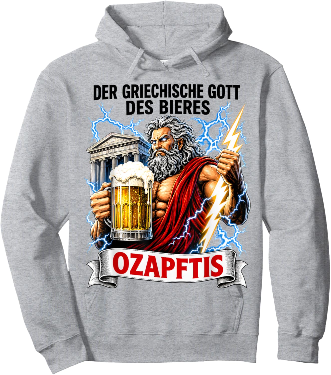 O zapft is. Bier Hoodie - Hoodie | Ash