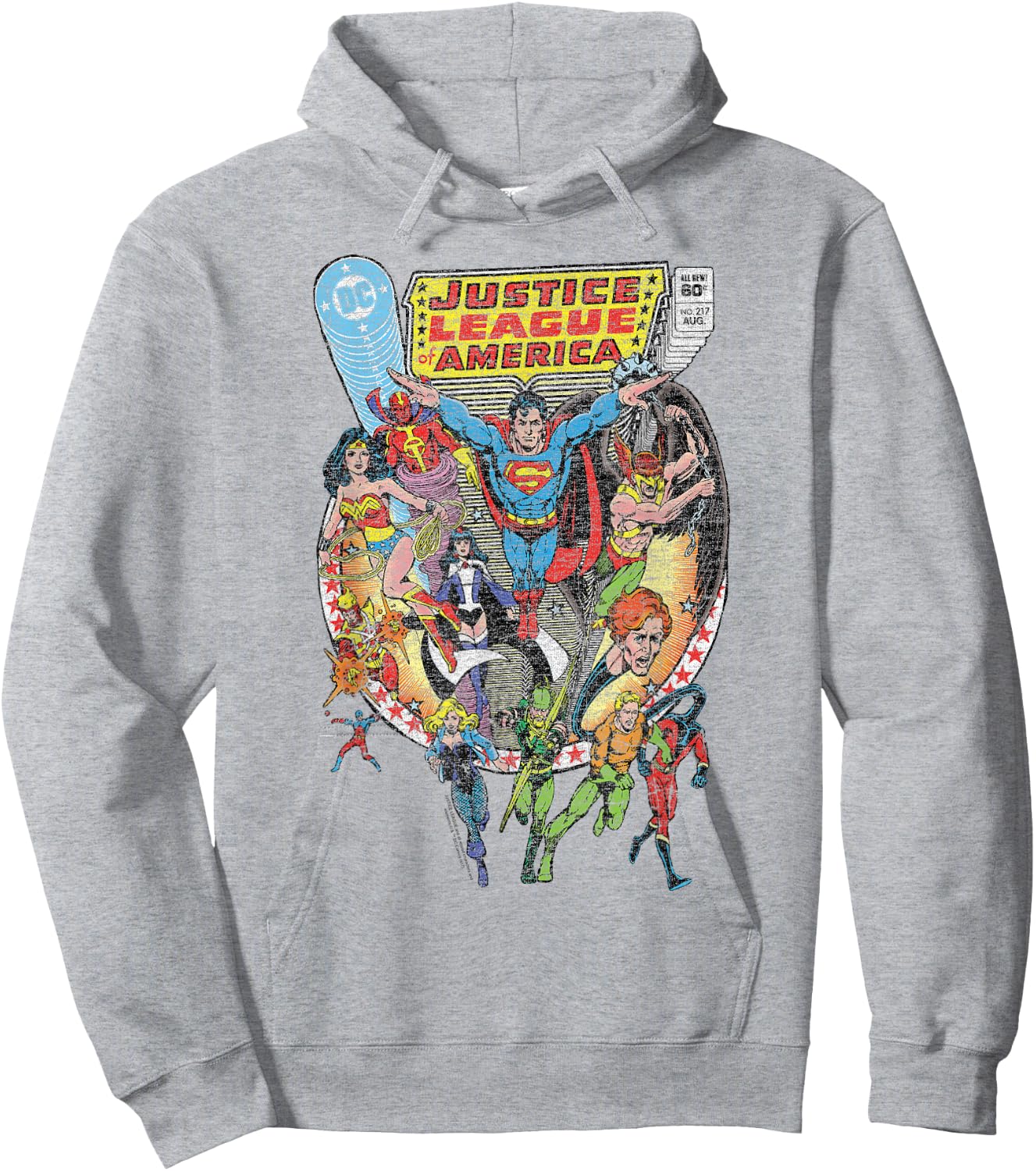 Justice League Team Up Hoodie - Hoodie | Ash