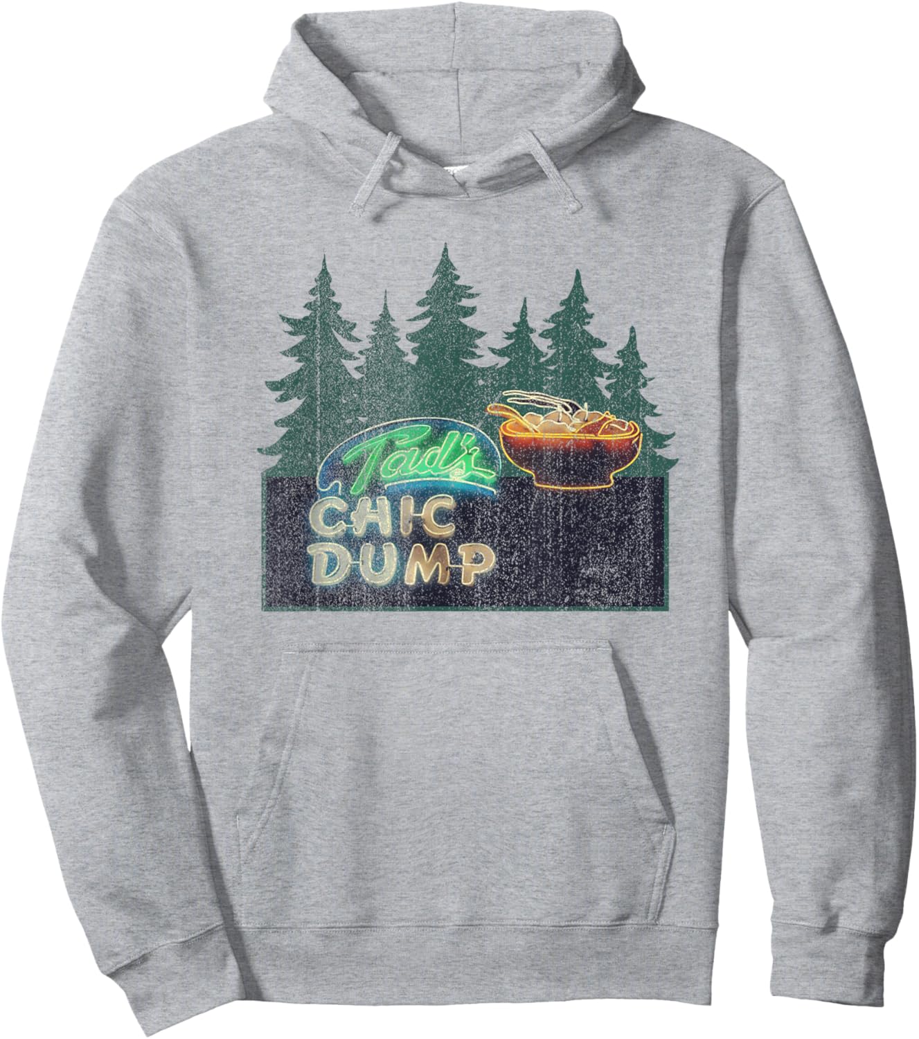 Tad's Chic Dump Funny Food Tad Chicken Dumpling Hoodie - Hoodie | Ash