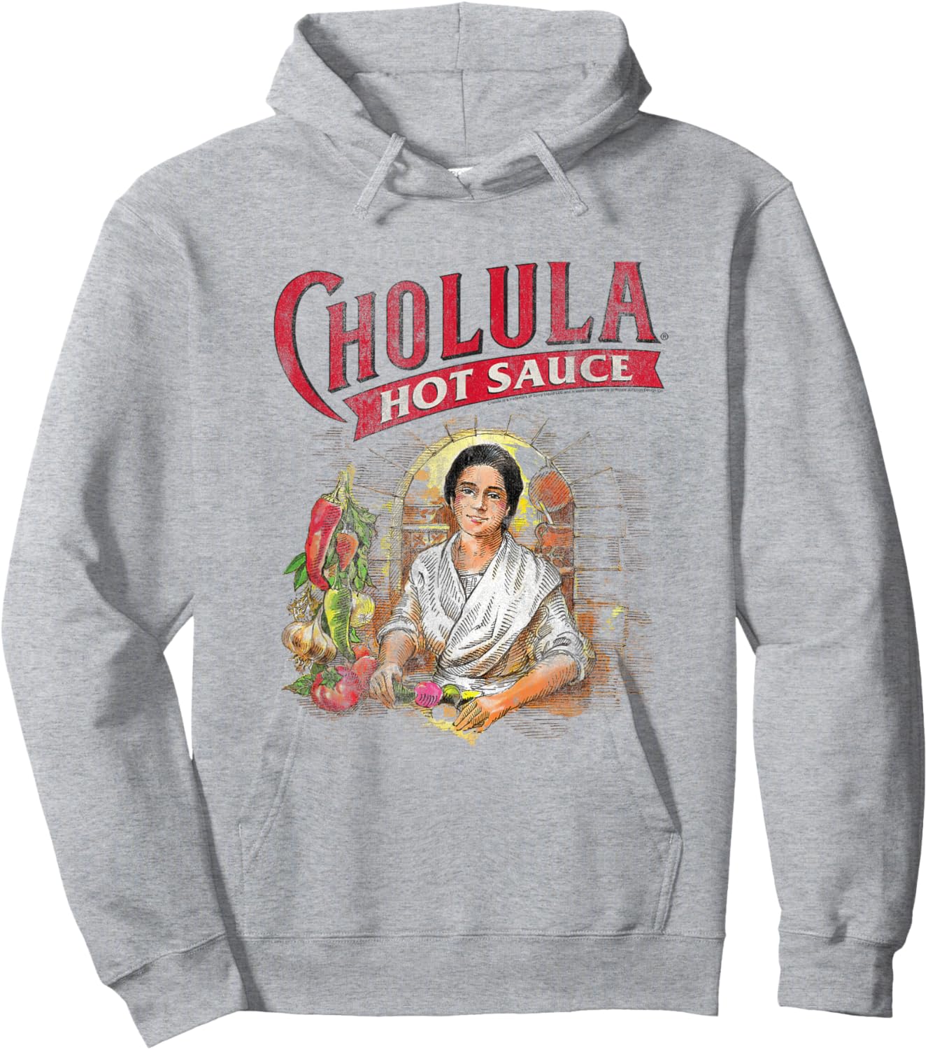 Cholula Mother Of Spices Hot Sauce Hoodie - Hoodie | Ash
