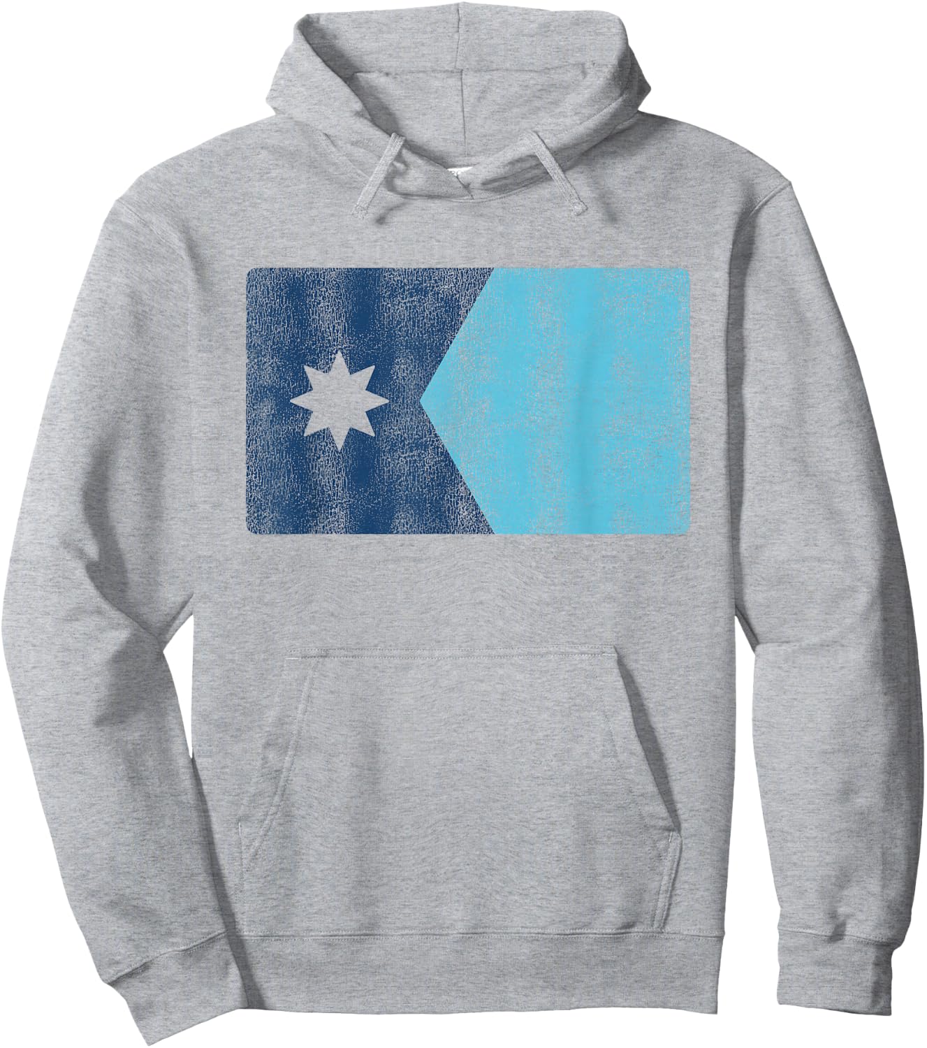 Retro Minnesota Flag MN Souvenir Men Women Kids Hoodie - Hoodie | Ash