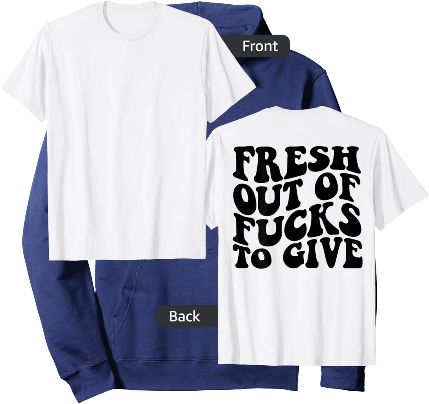 Fresh out of fucks to give Hoodie - Hoodie | Navy