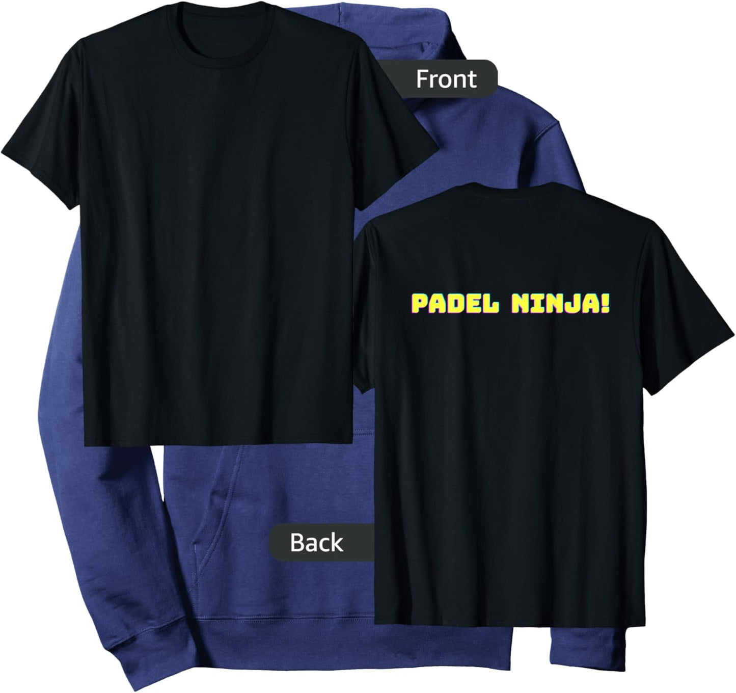 Padel ninja! cute funny padel tennis gift Hoodie - Hoodie | Navy