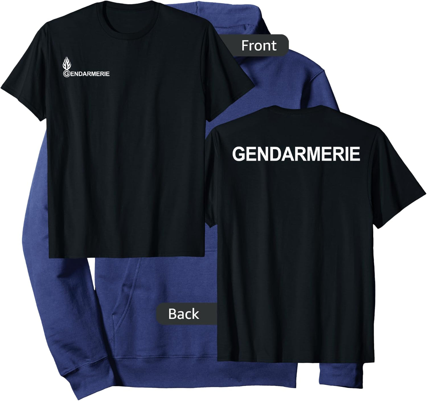 French Police Gendarmerie Hoodie - Hoodie | Navy