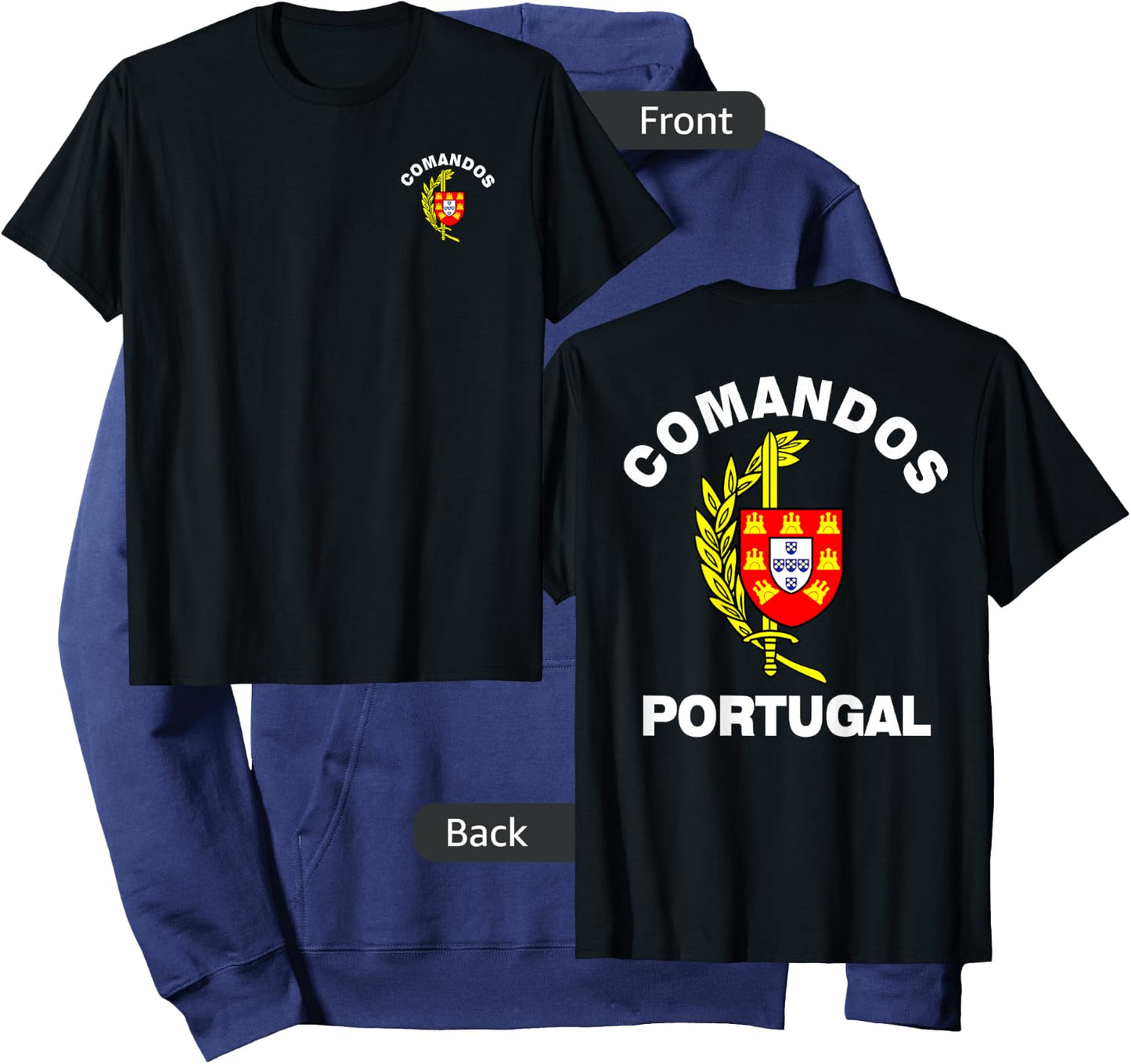 Portuguese Army Special Forces Comandos Hoodie - Hoodie | Navy
