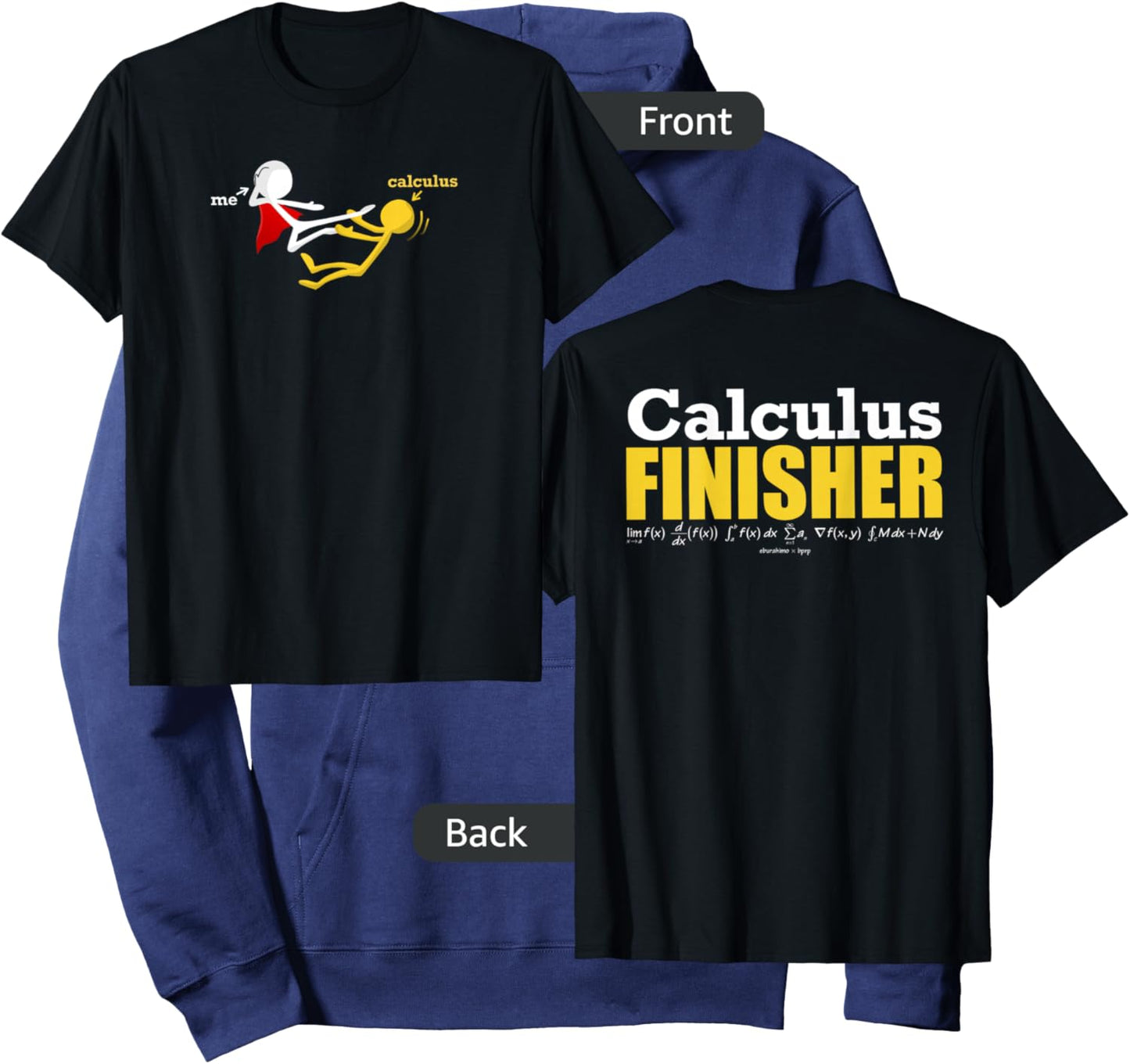 Blackpenredpen Calculus Finisher Hoodie - Hoodie | Navy