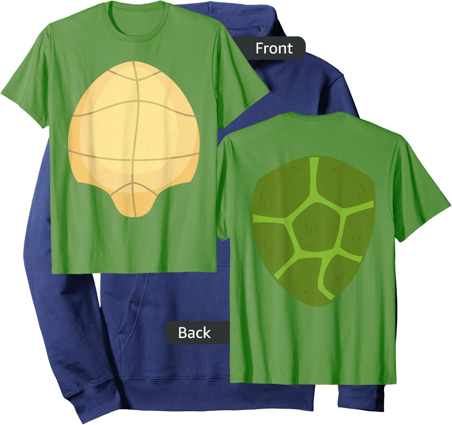 Turtle Shell Costume Tortoise Costume Halloween Hoodie - Hoodie | Navy