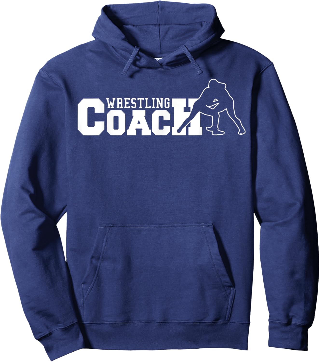 Wrestling Coach Funny Sports Trainer Instructor Hoodie - Hoodie | Navy
