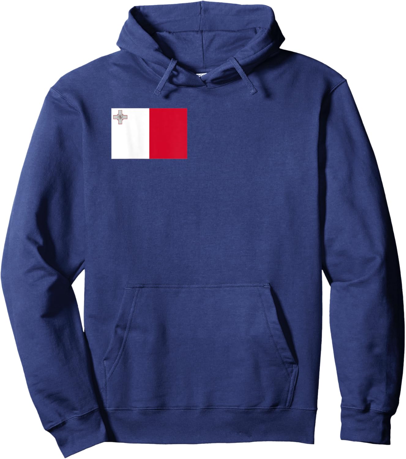 Maltese Flag of Malta Hoodie - Hoodie | Navy
