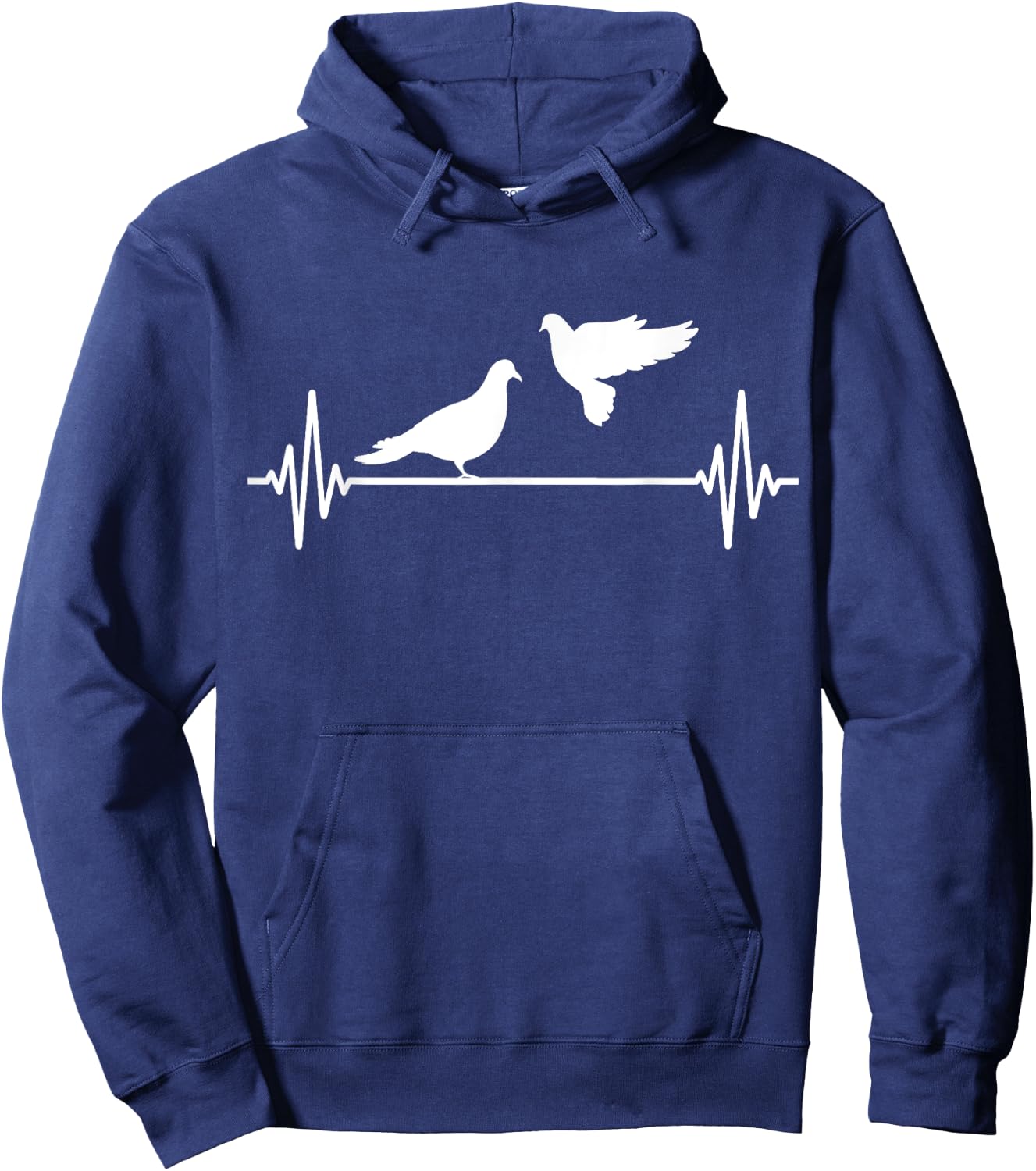 Pigeon Love Pigeons Motif Dovecote Funny Hoodie - Hoodie | Navy
