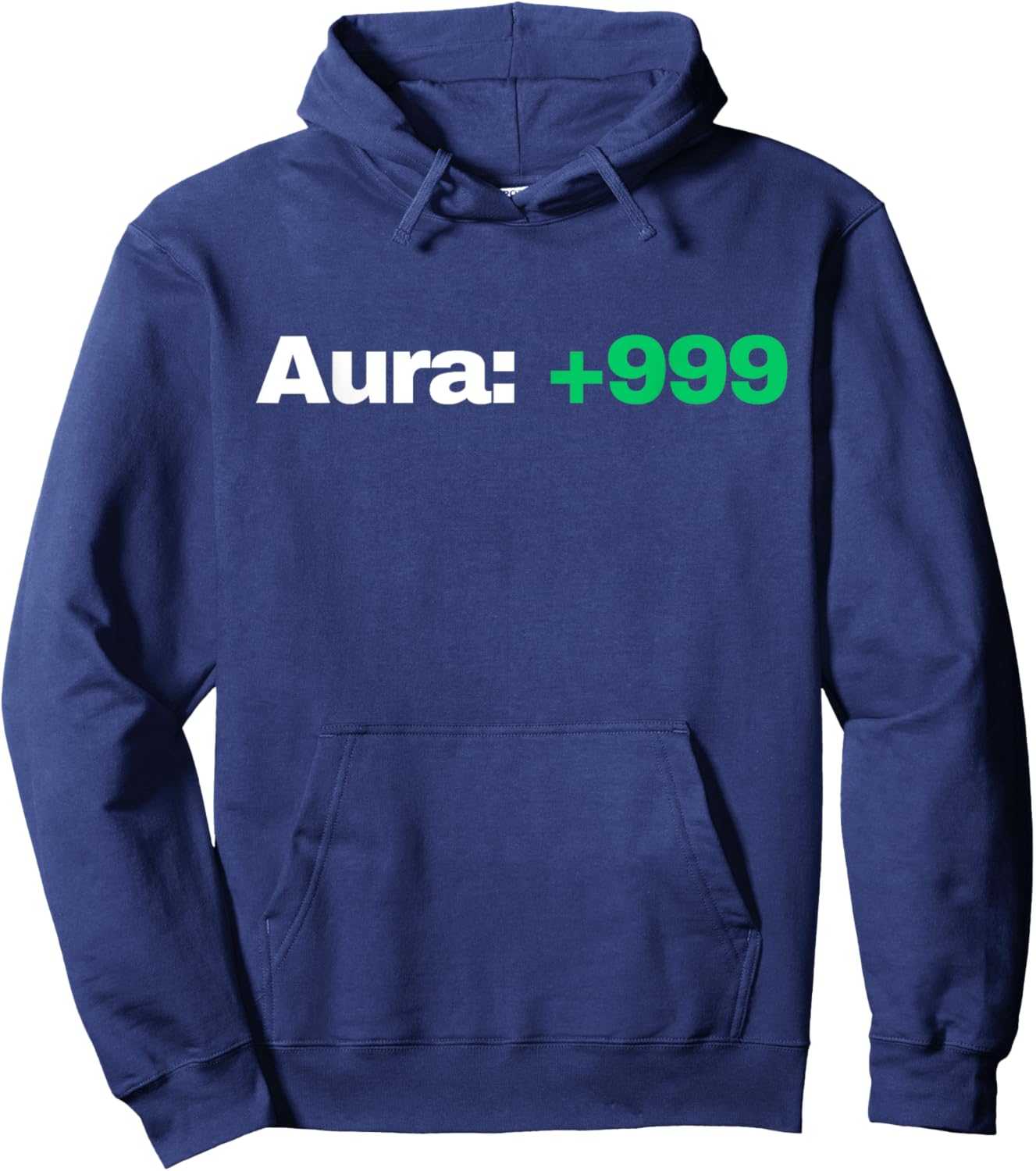 Funny Aura Points Sarcastic Meme Hoodie - Hoodie | Navy