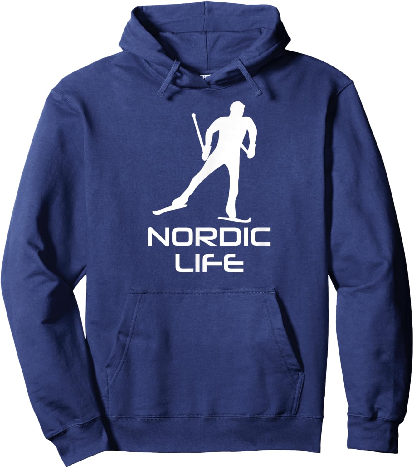 Nordic Life Cross Country Skiing Hoodie - Hoodie | Navy