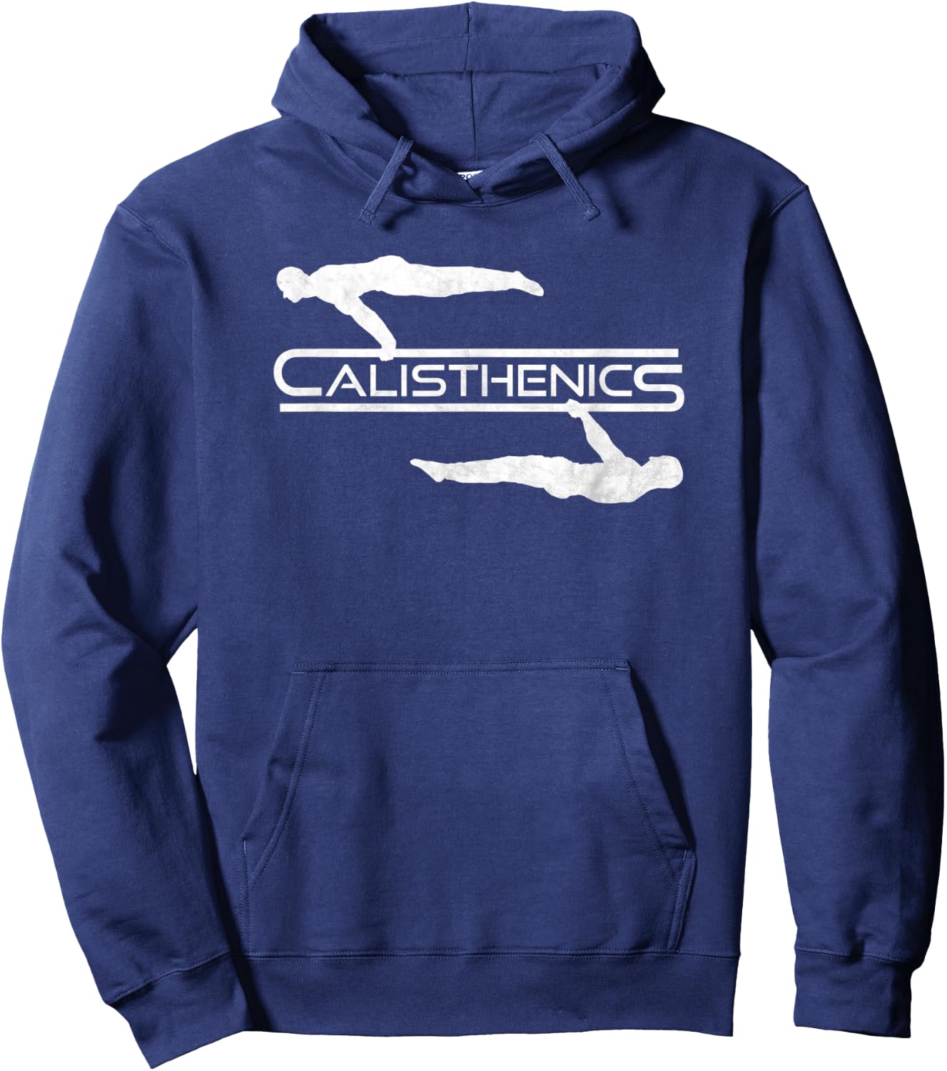 Calisthenics Planche Front Lever Street Workout Hoodie - Hoodie | Navy