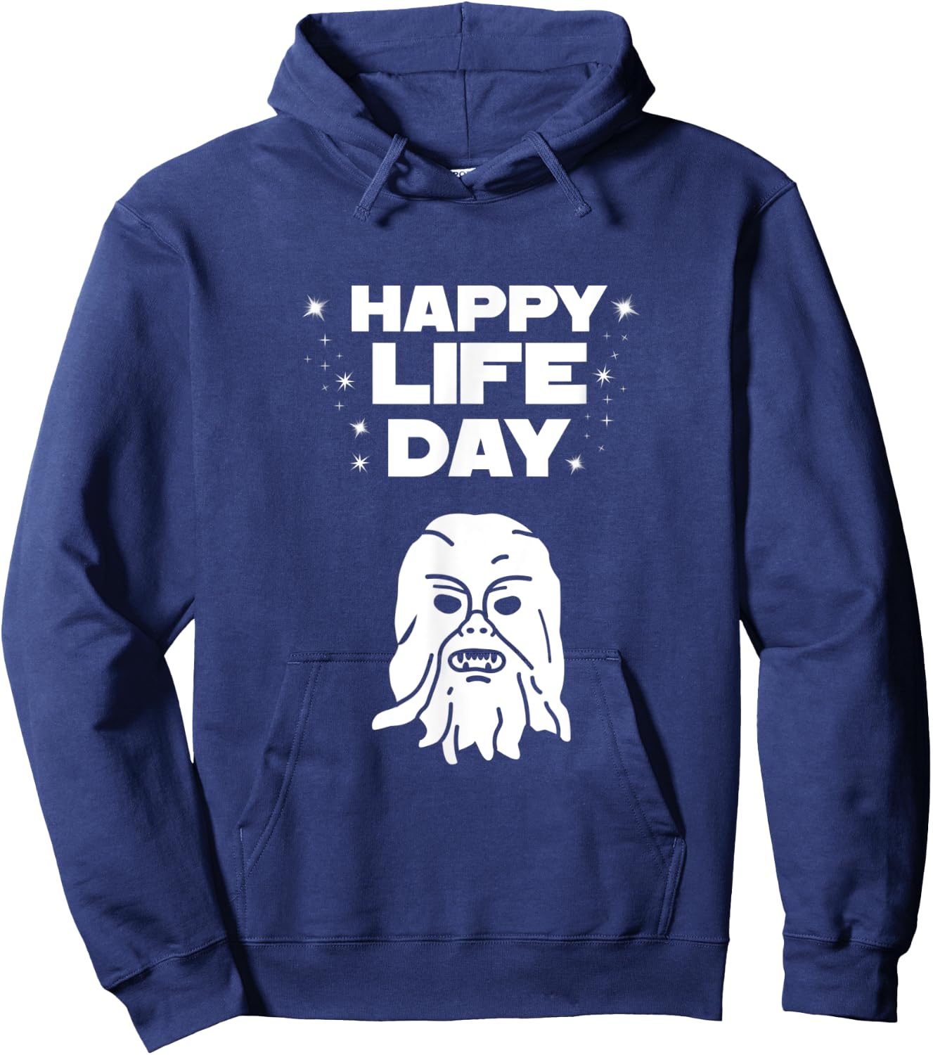 Happy Life Day Hoodie - Hoodie | Navy