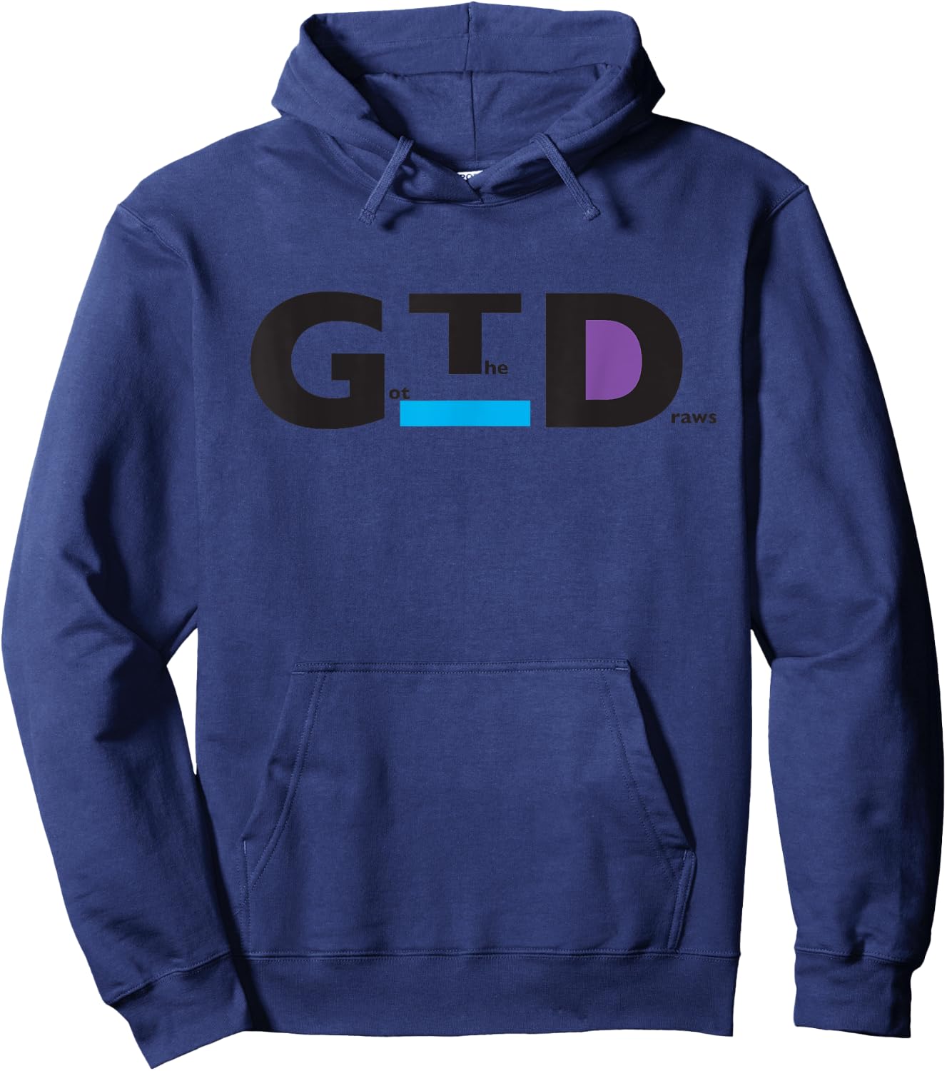 GTD Got The Draws 90s Style Hoodie - Hoodie | Navy