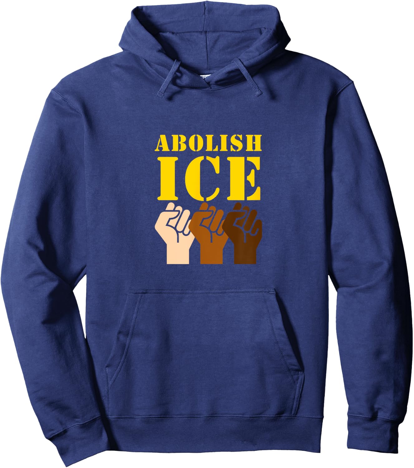 Abolish ICE Protest & Resist Support Immigrants Hoodie - Hoodie | Navy