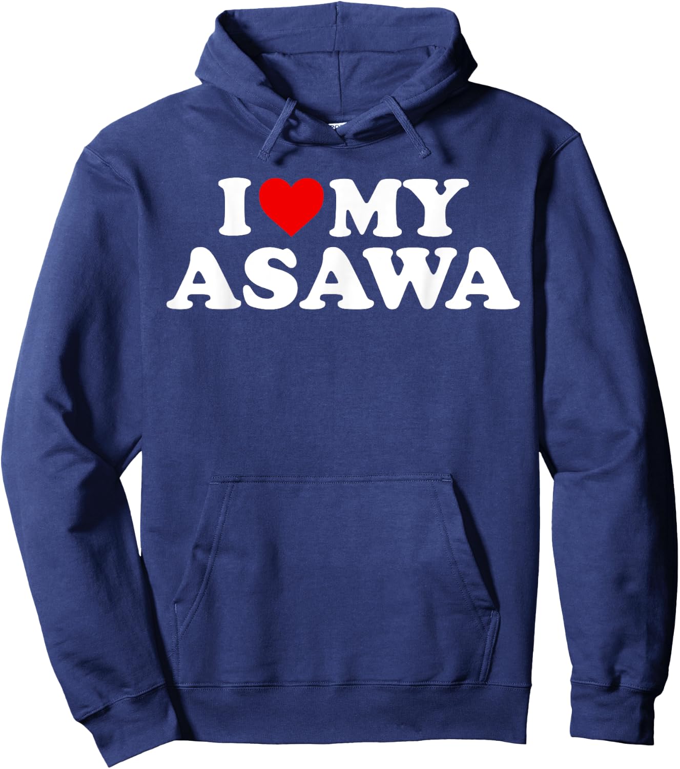 I Love My Asawa Hoodie - Hoodie | Navy