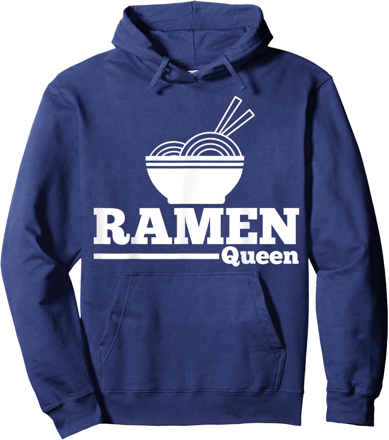 Ramen Bowl Queen Hoodie - Hoodie | Navy