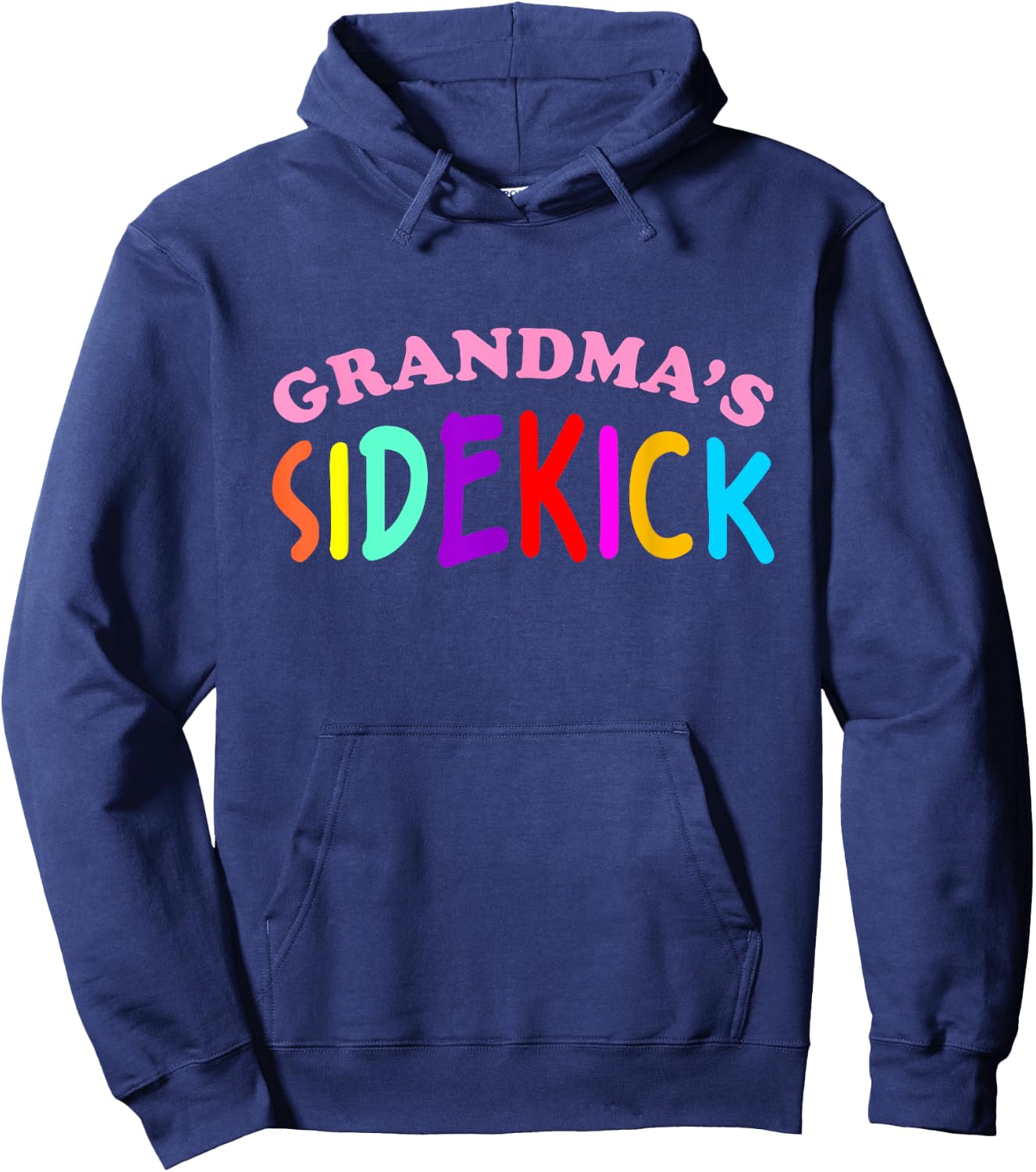 Shirts For Kids Grandma's Sidekick Kids Clothes Hoodie - Hoodie | Navy