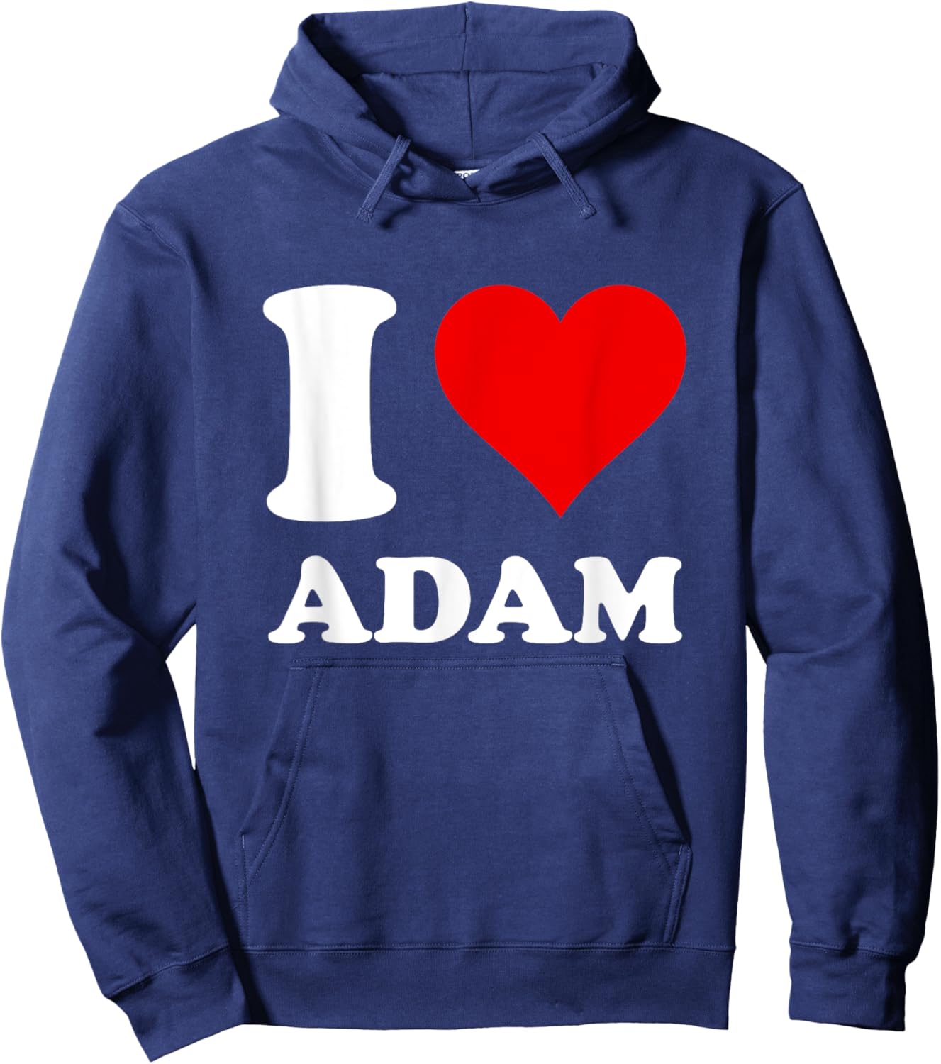 I Love Adam Hoodie - Hoodie | Navy
