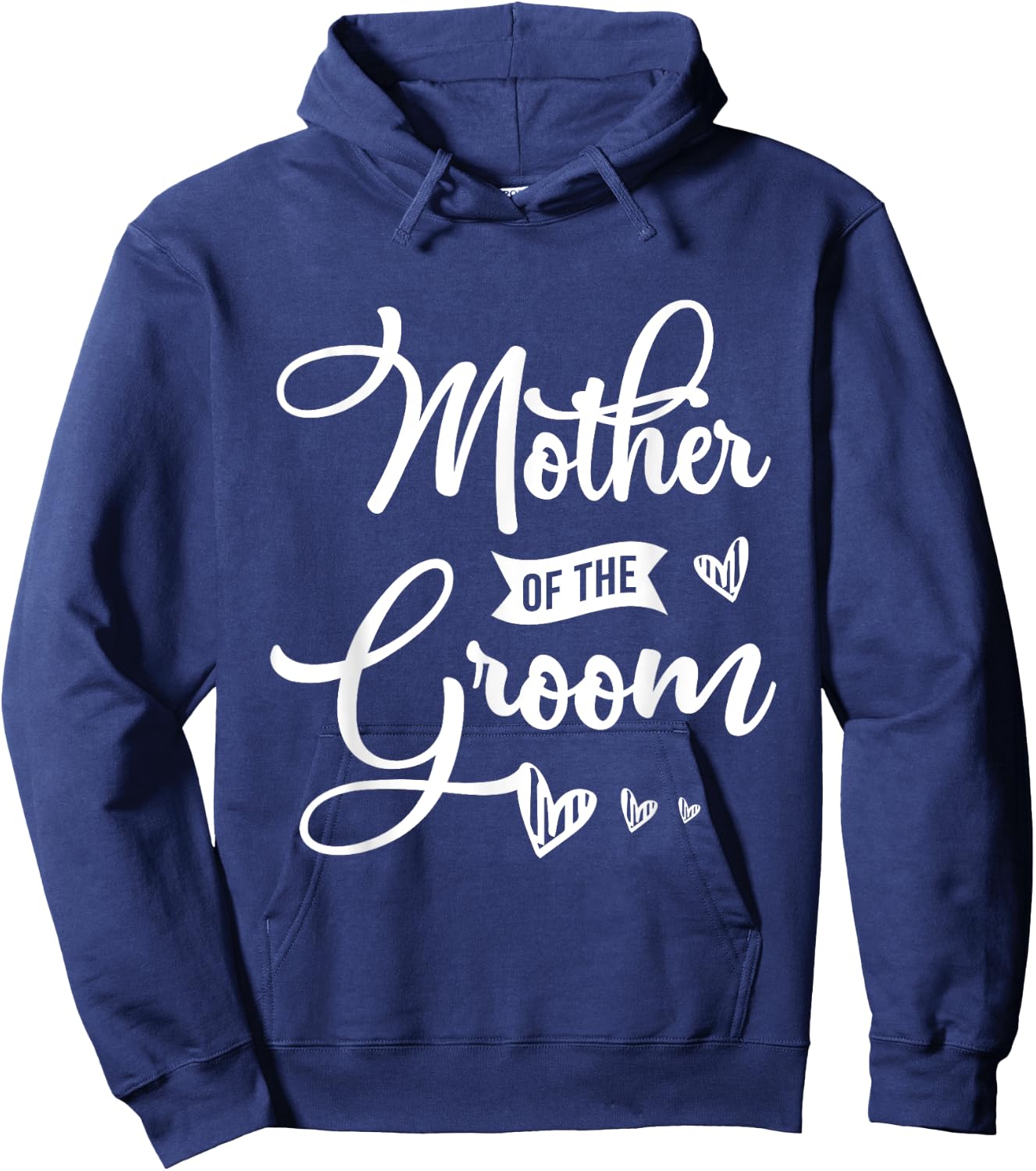Mother of the groom Design for a Bride Wedding Hoodie - Hoodie | Navy