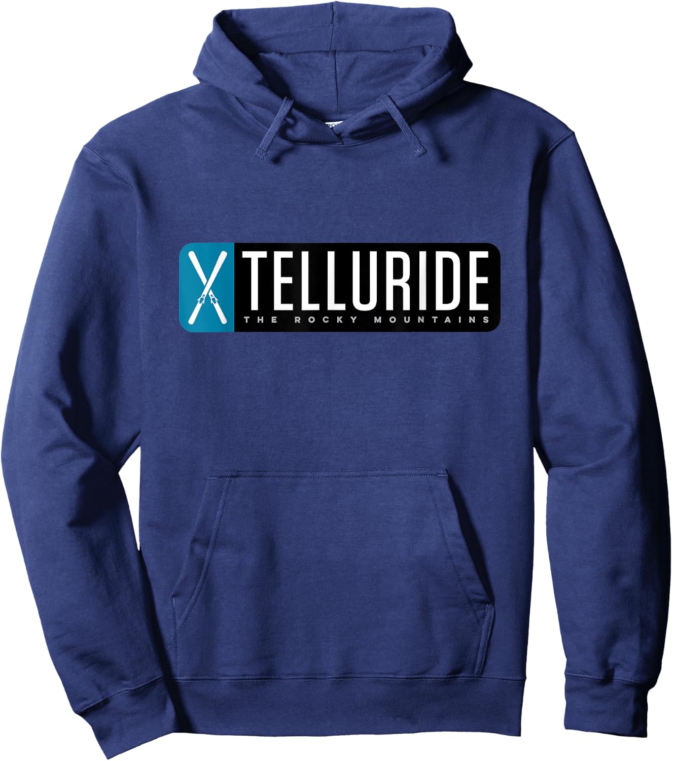 Telluride Colorado Mountain Ski Hoodie - Hoodie | Navy