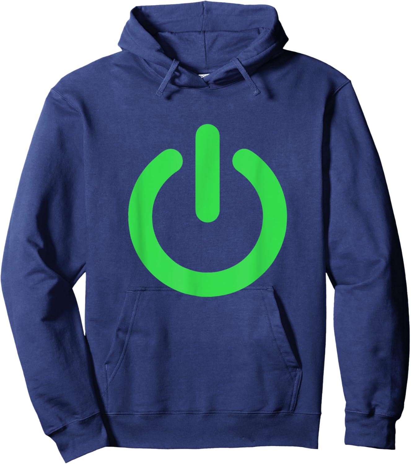 Power Button & Gifts Power Button Hoodie - Hoodie | Navy