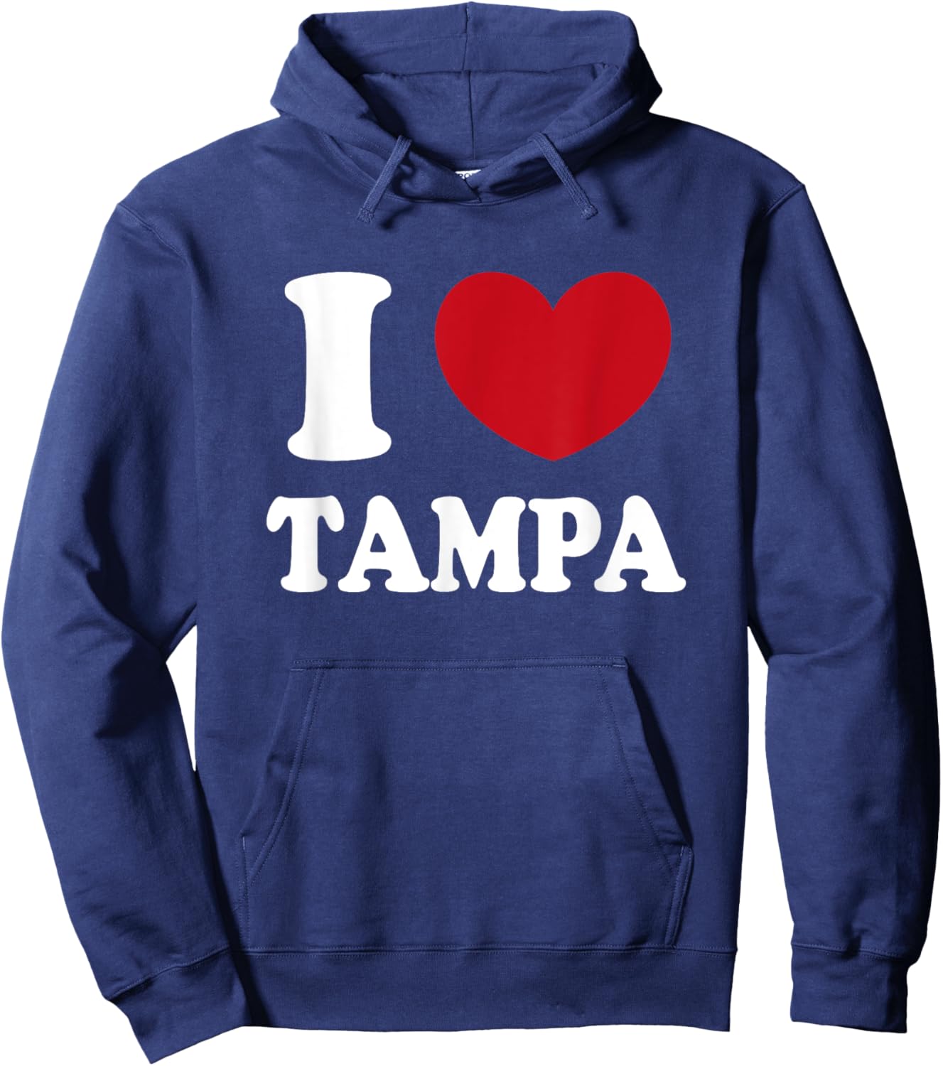 I Love Tampa Hoodie - Hoodie | Navy