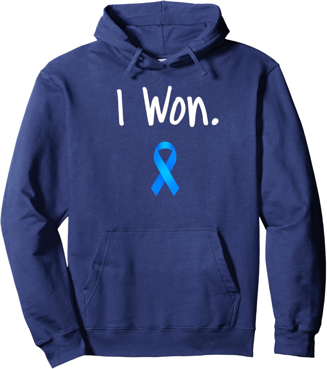Prostate Survivor, I Won Prostate Awareness Hoodie - Hoodie | Navy
