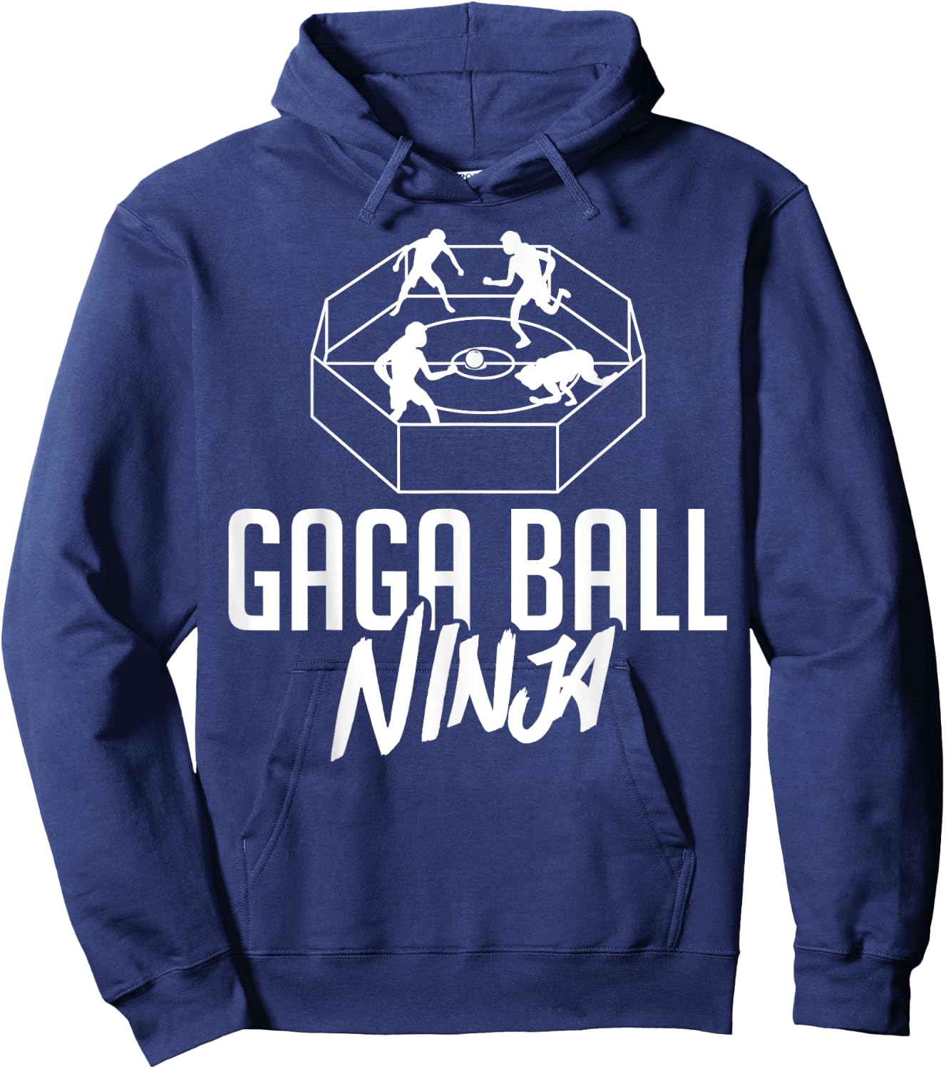 Gaga Ball Pit Kit Dodgeball Game Hoodie - Hoodie | Navy