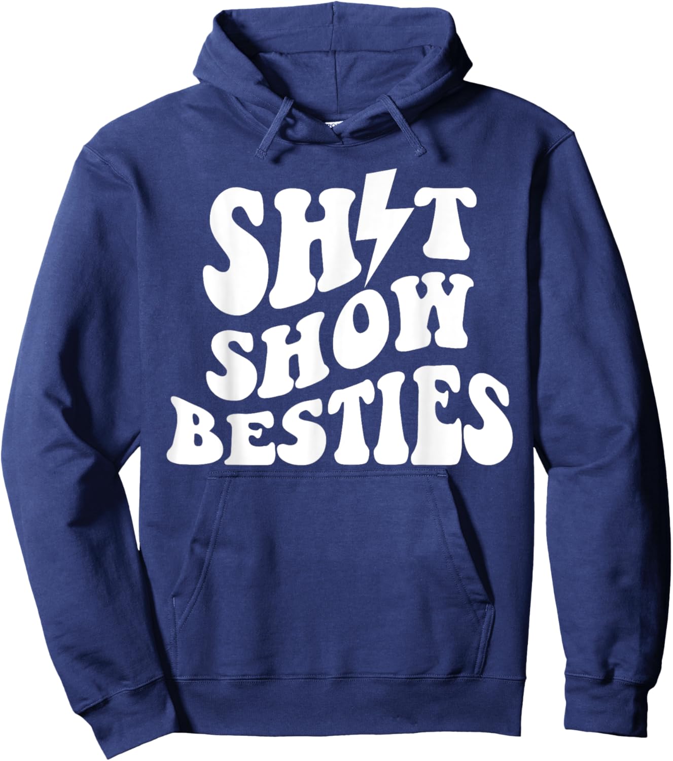 Shit Show Besties Hoodie - Hoodie | Navy