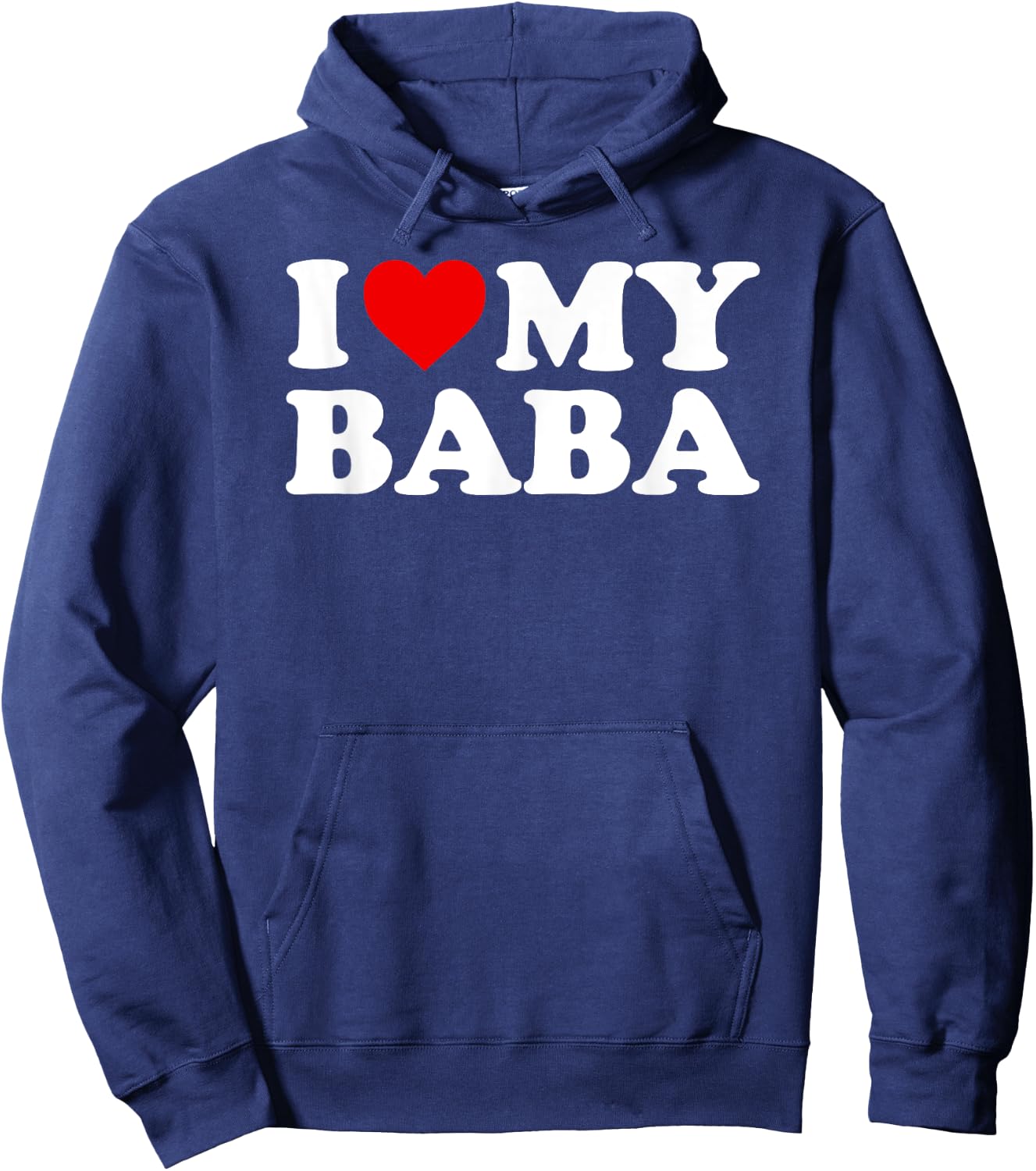 I Love My Baba Hoodie - Hoodie | Navy