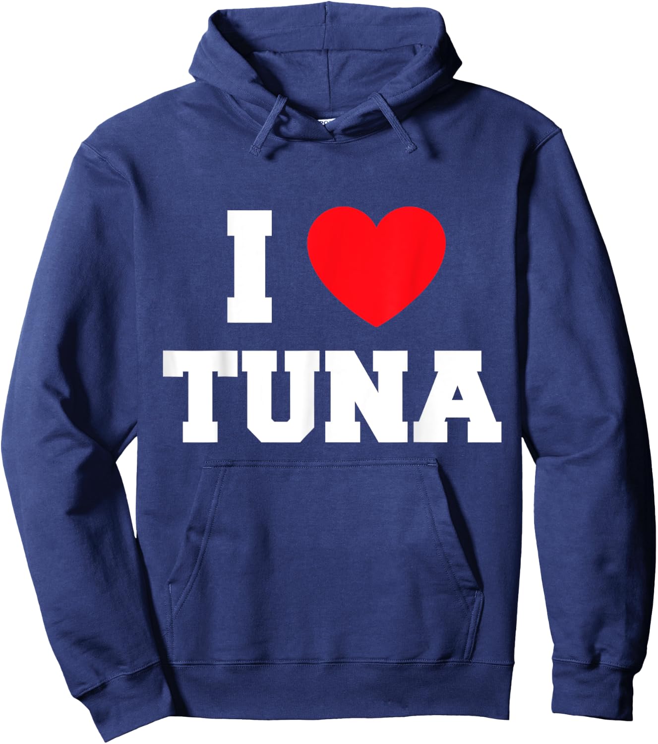 I Love Tuna Hoodie - Hoodie | Navy