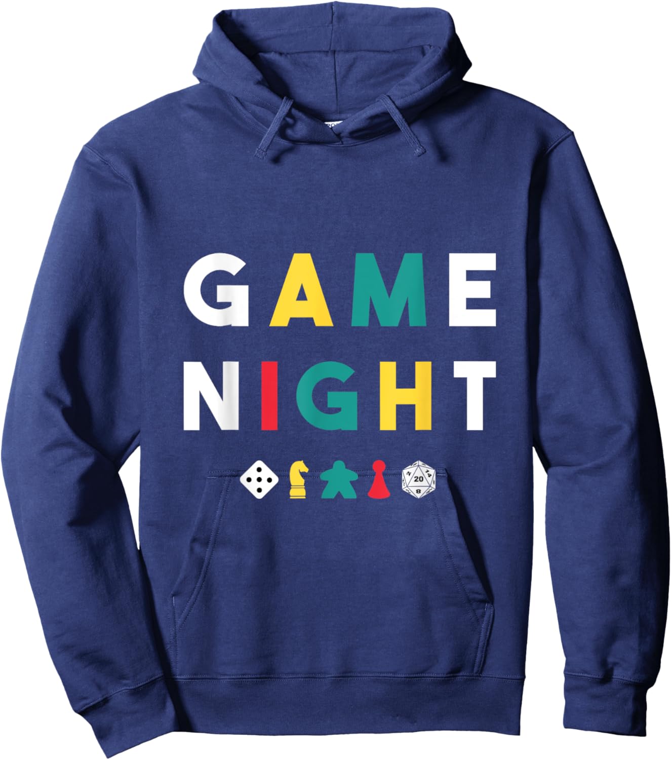 Funny Game Night Host Hoodie - Hoodie | Navy