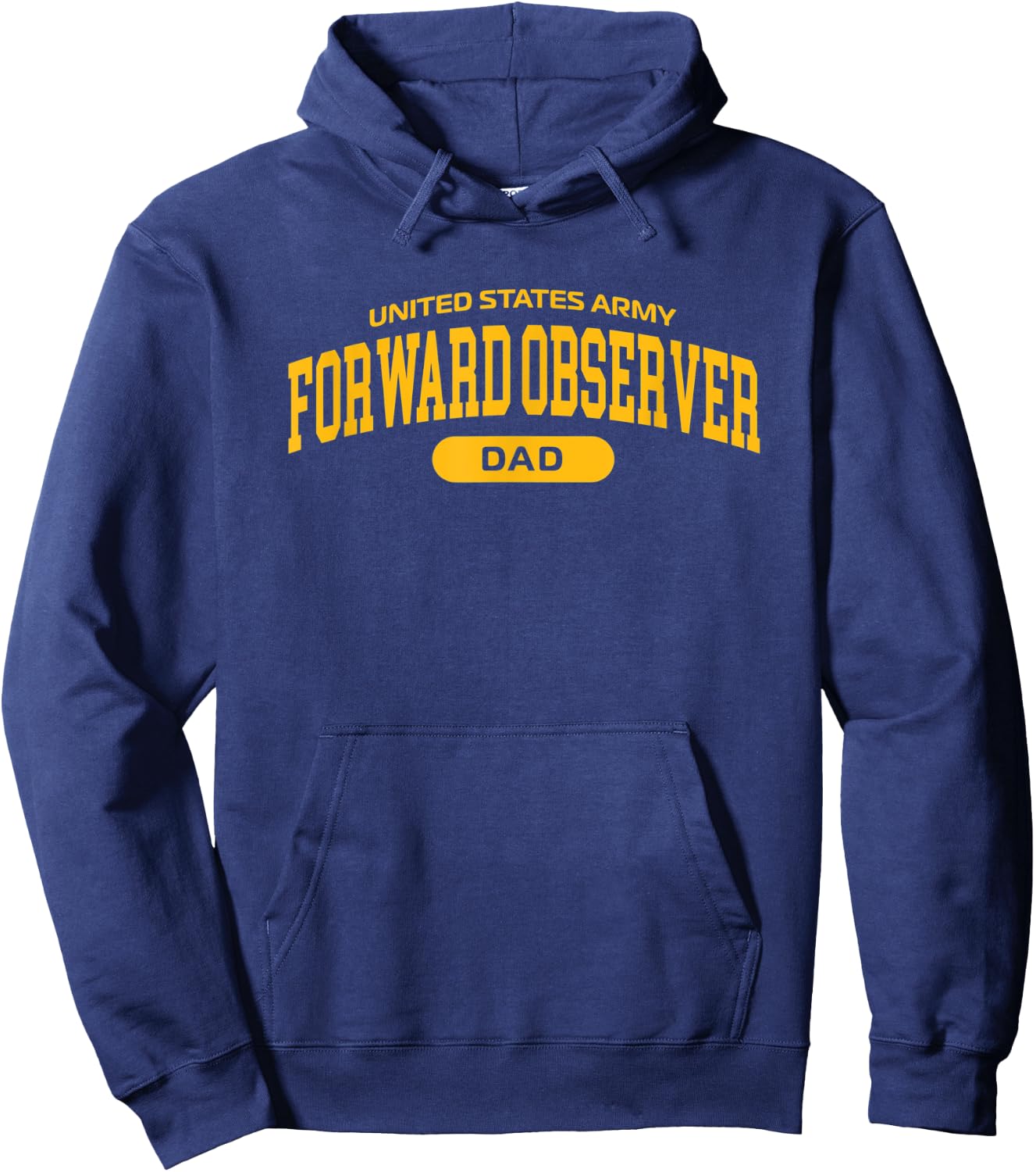 Proud Army Forward Observer Dad Hoodie - Hoodie | Navy