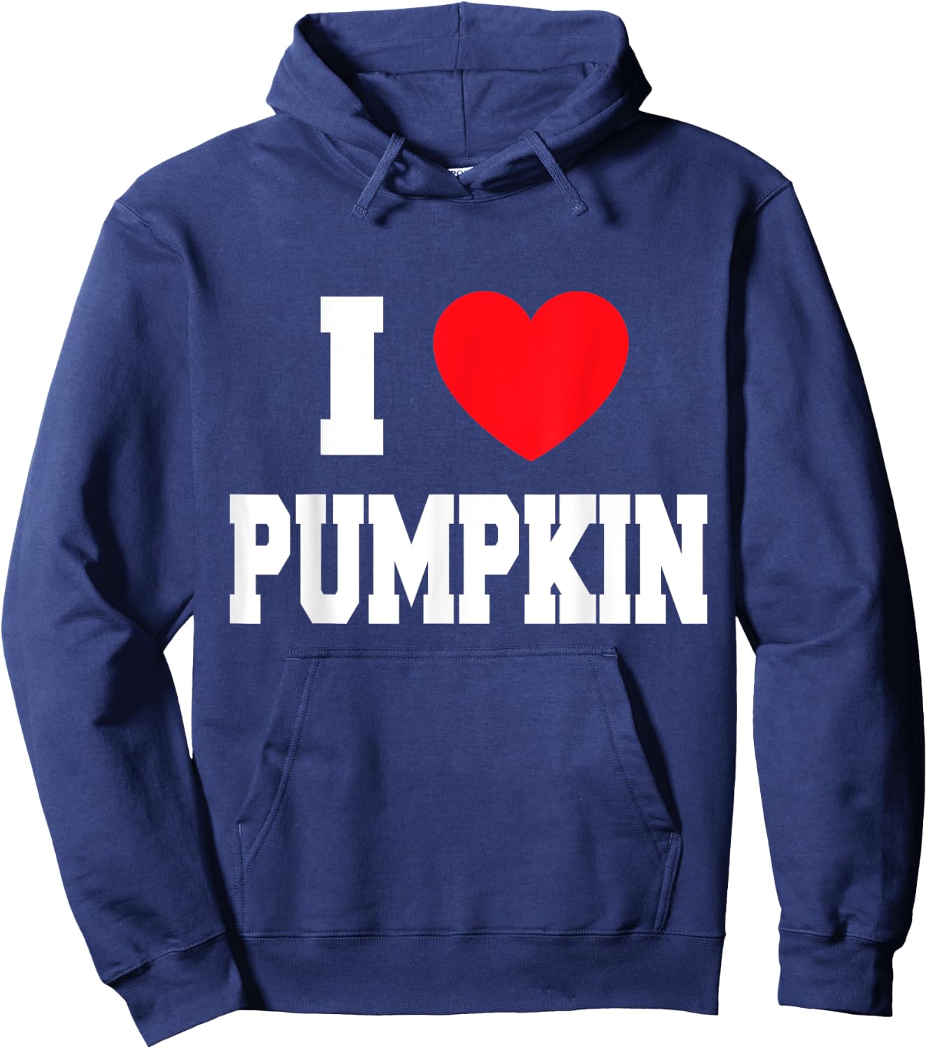 I Love Pumpkin Hoodie - Hoodie | Navy