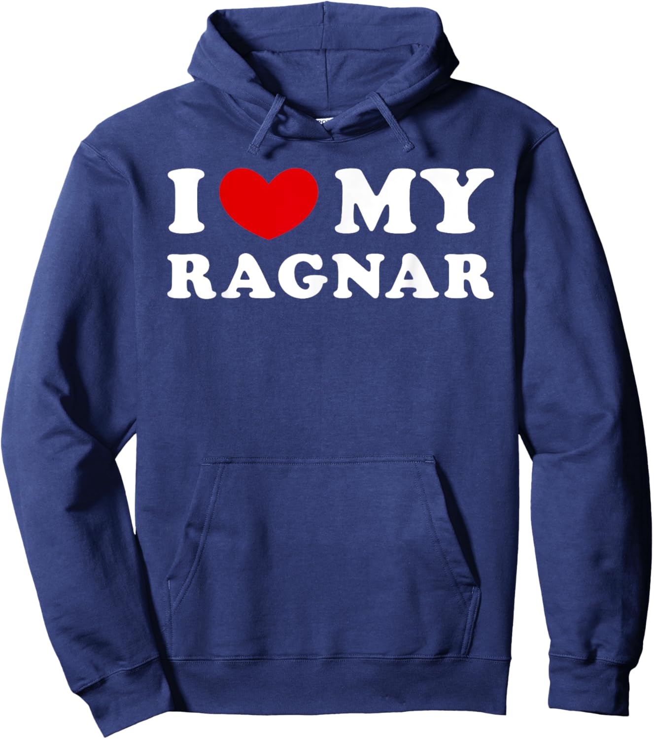 I Love My Ragnar, I Heart My Ragnar Hoodie - Hoodie | Navy